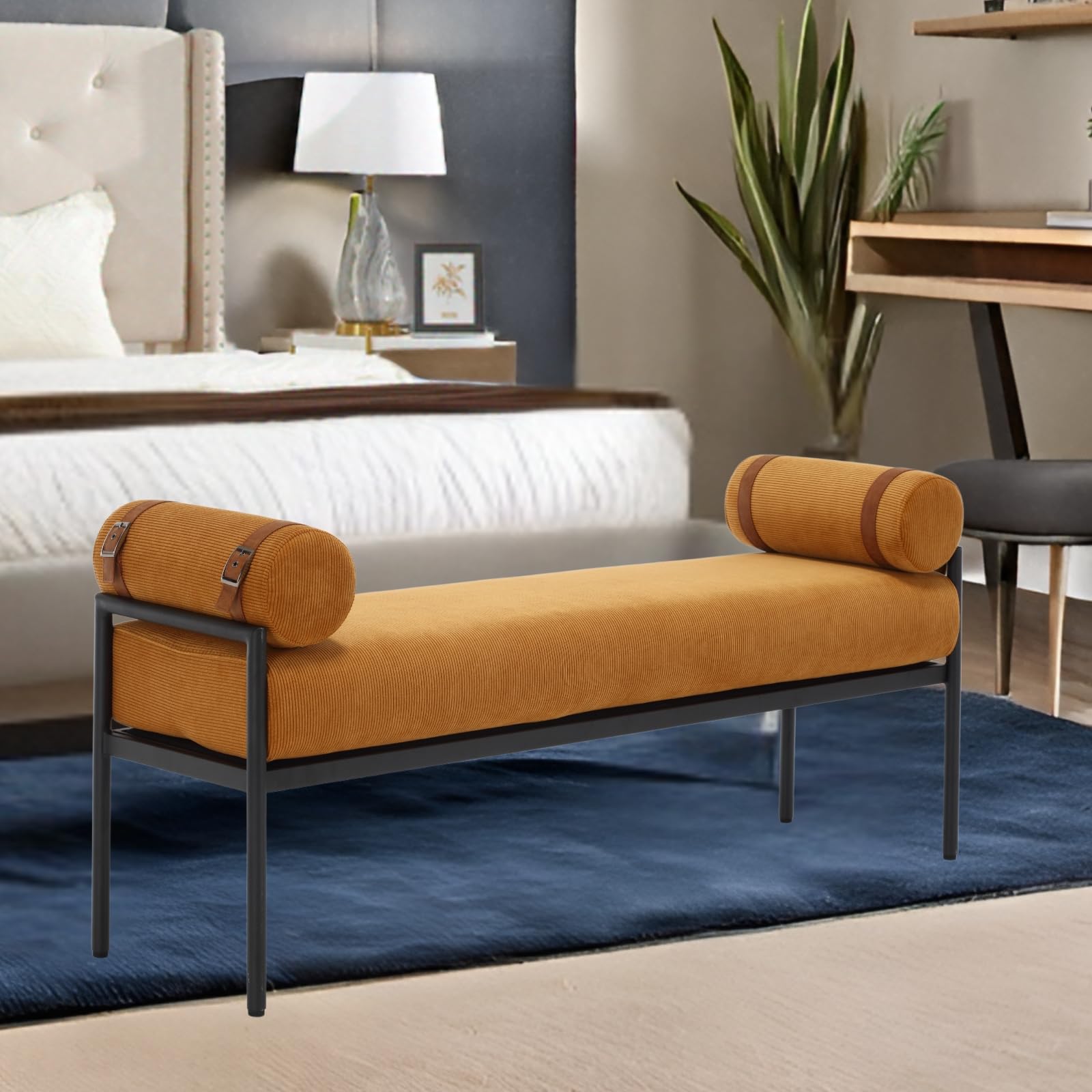 ROCITY 55 "W Bedroom Bench with Removable Pillows - 2160BH