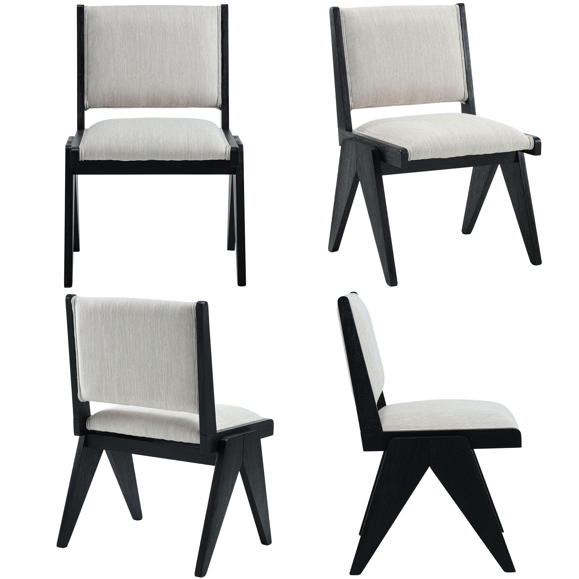 VESCASA Cane Dining Side Chairs Set of 2 - 1861DC