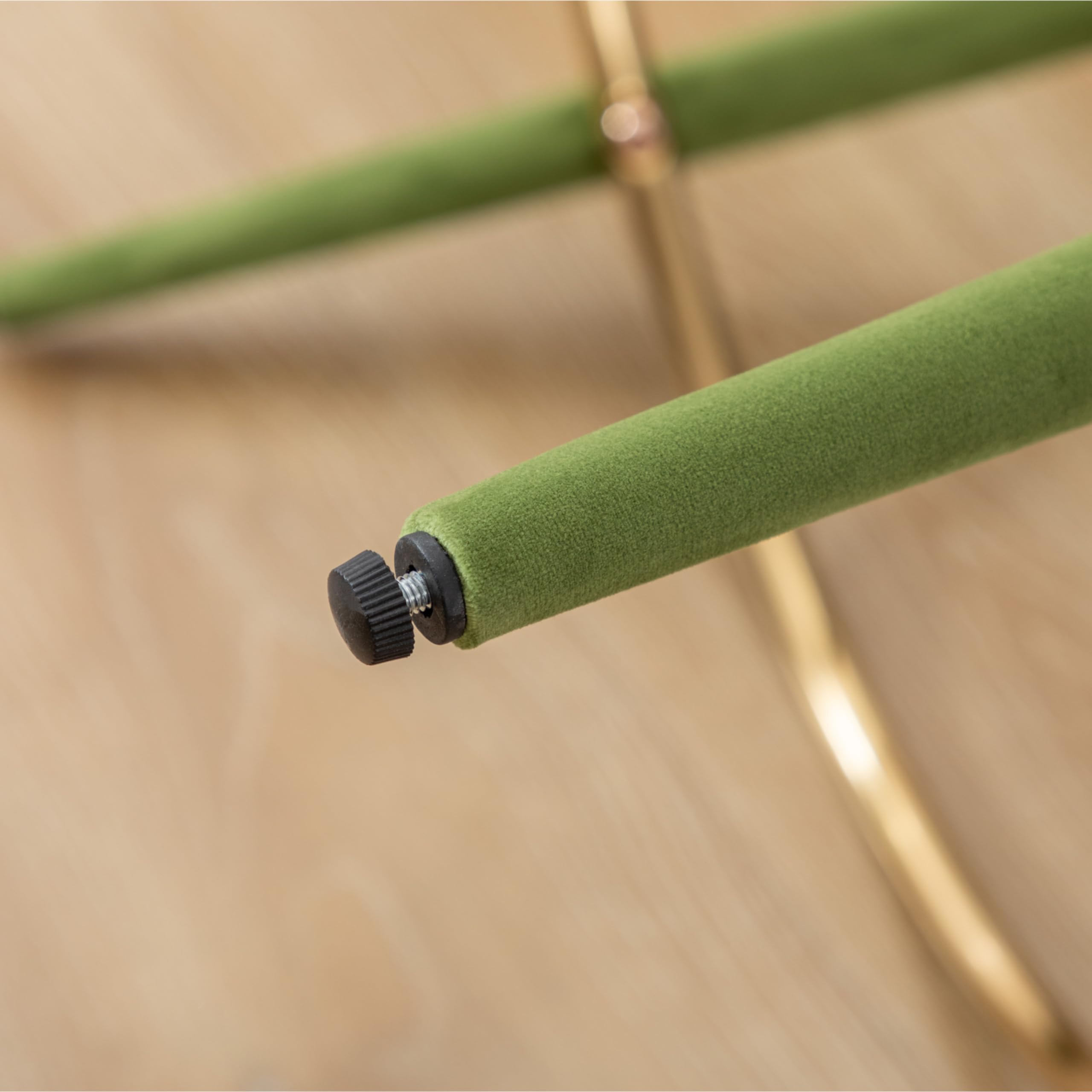 CHICAURA 26"H Petal Back Counter Stools with Footrest Set of 2 - 3208CS