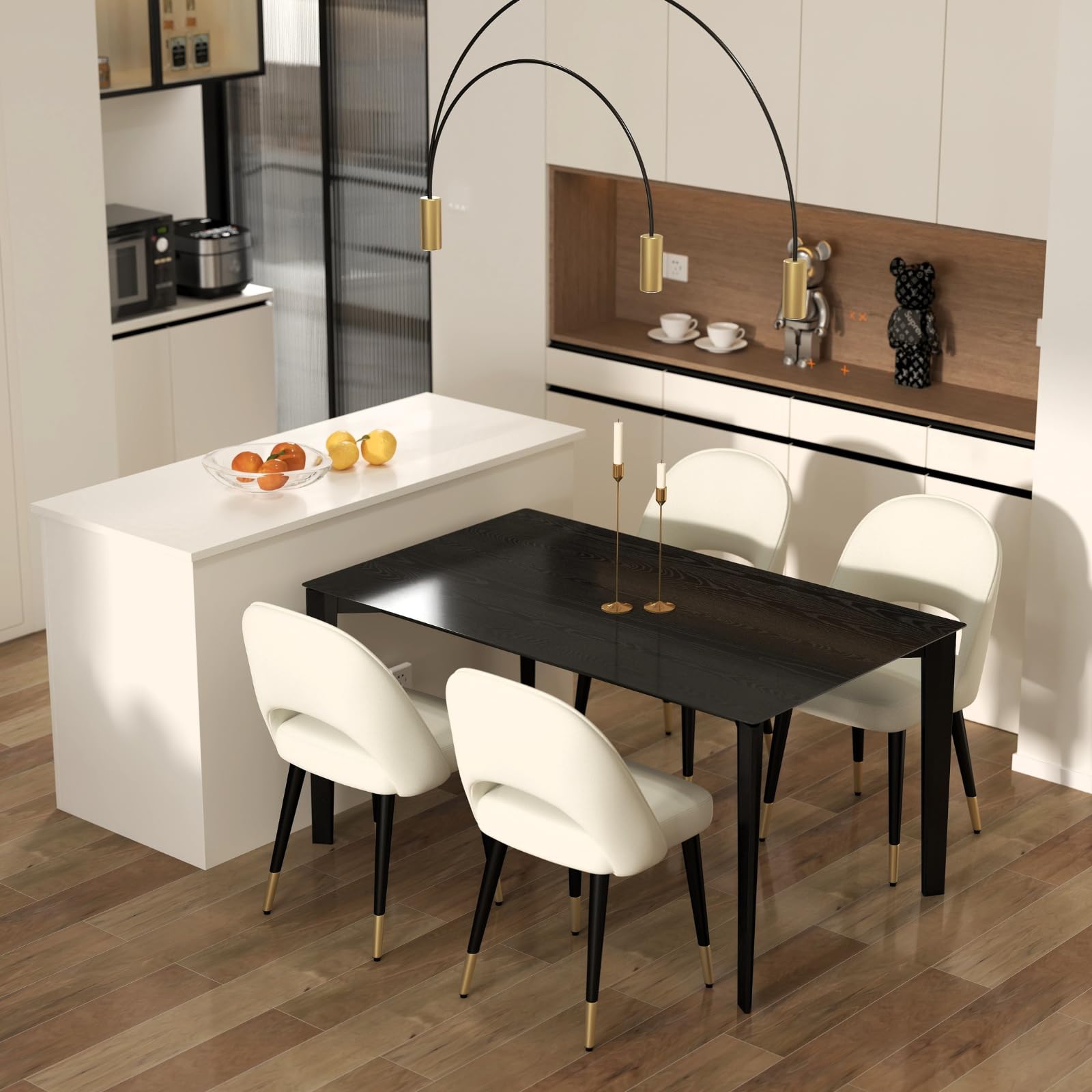 ROCITY 59" L Rectangular Wooden Dining Table - 2012TT