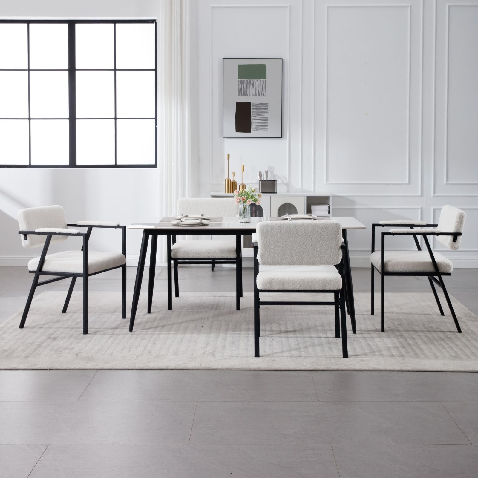 ROCITY Upholstred Dining Chairs Set of 2 - X381