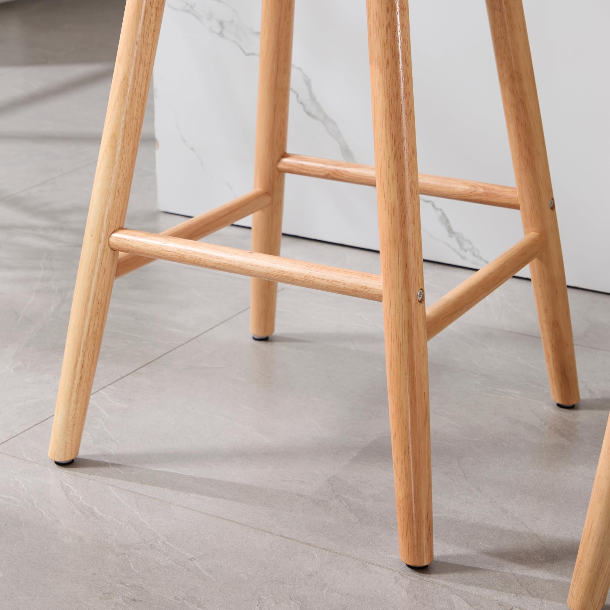 Janoray 26"H Wooden Counter Stools Set of 2 - X021CS