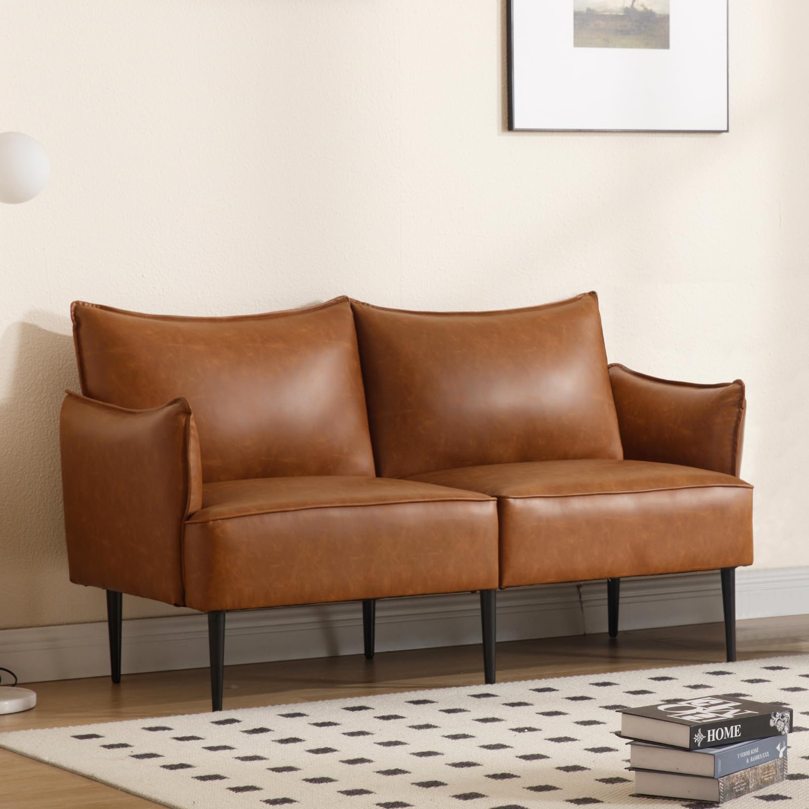 ROCITY 53 Inch Modern Loveseat Sofa with Deep Seats - 3051SF