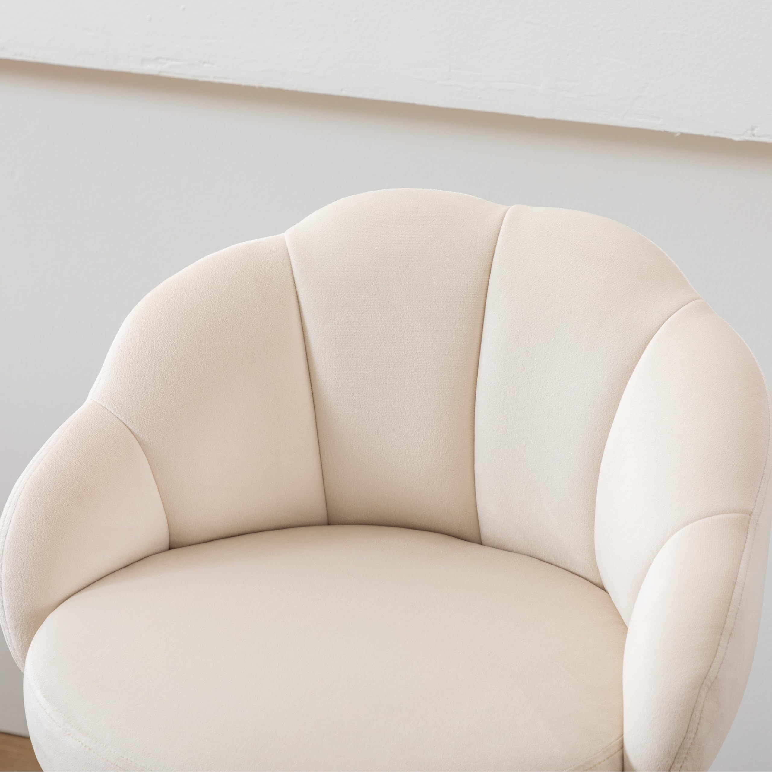 CHICAURA 26"H Petal Back Counter Stools with Footrest Set of 2 - 3208CS