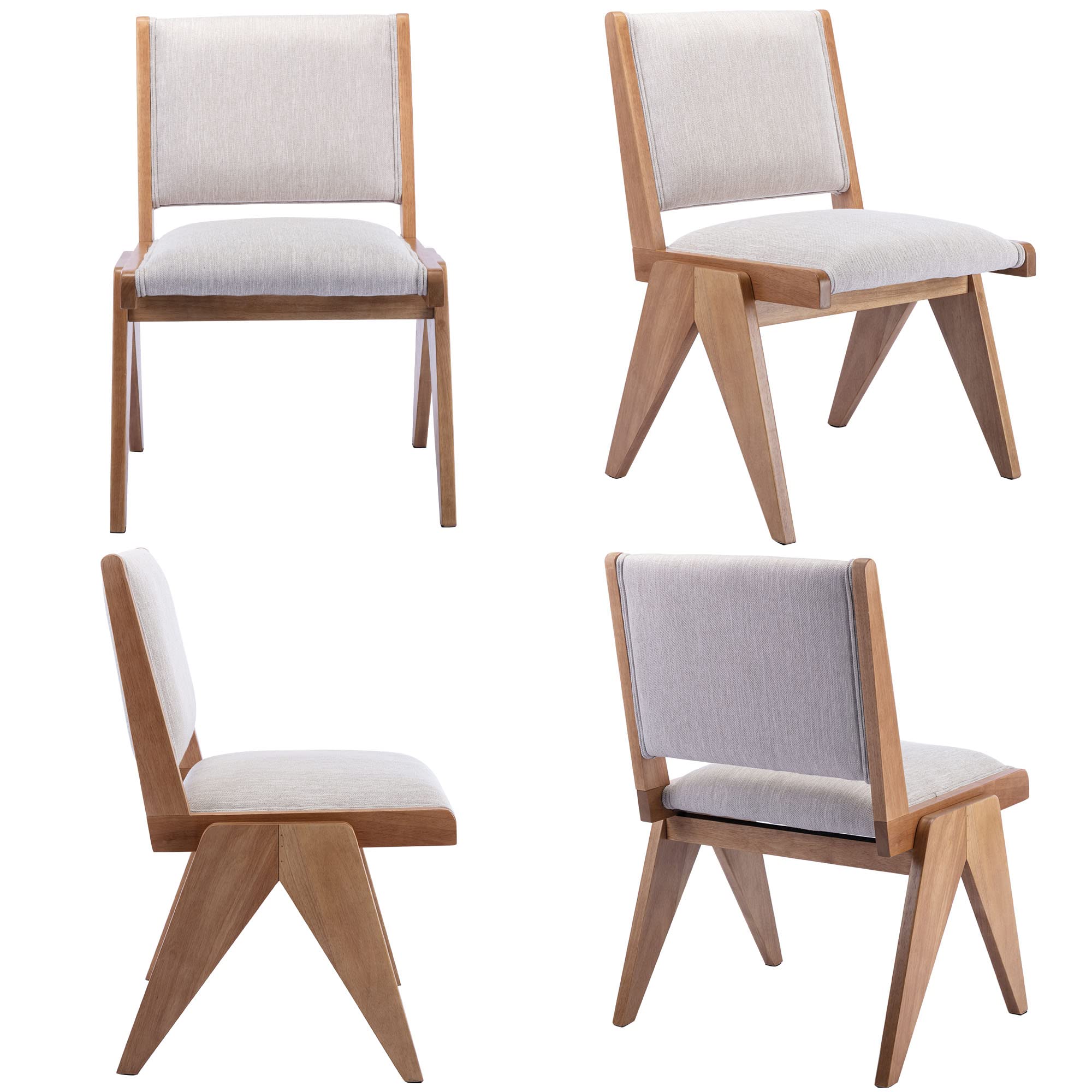 VESCASA Cane Dining Side Chairs Set of 2 - 1861DC