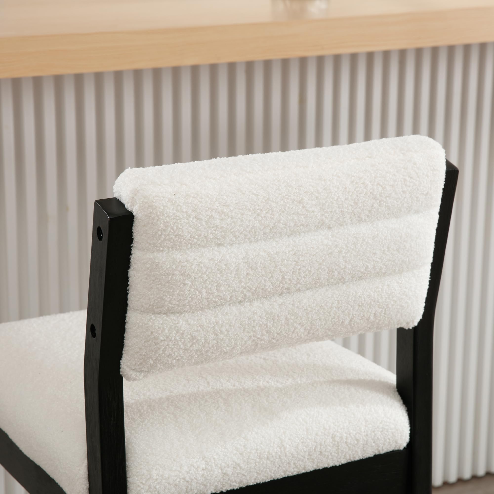 ROCITY 26"H Farmhouse Armless Bar Stools Set of 2 - 5801CS