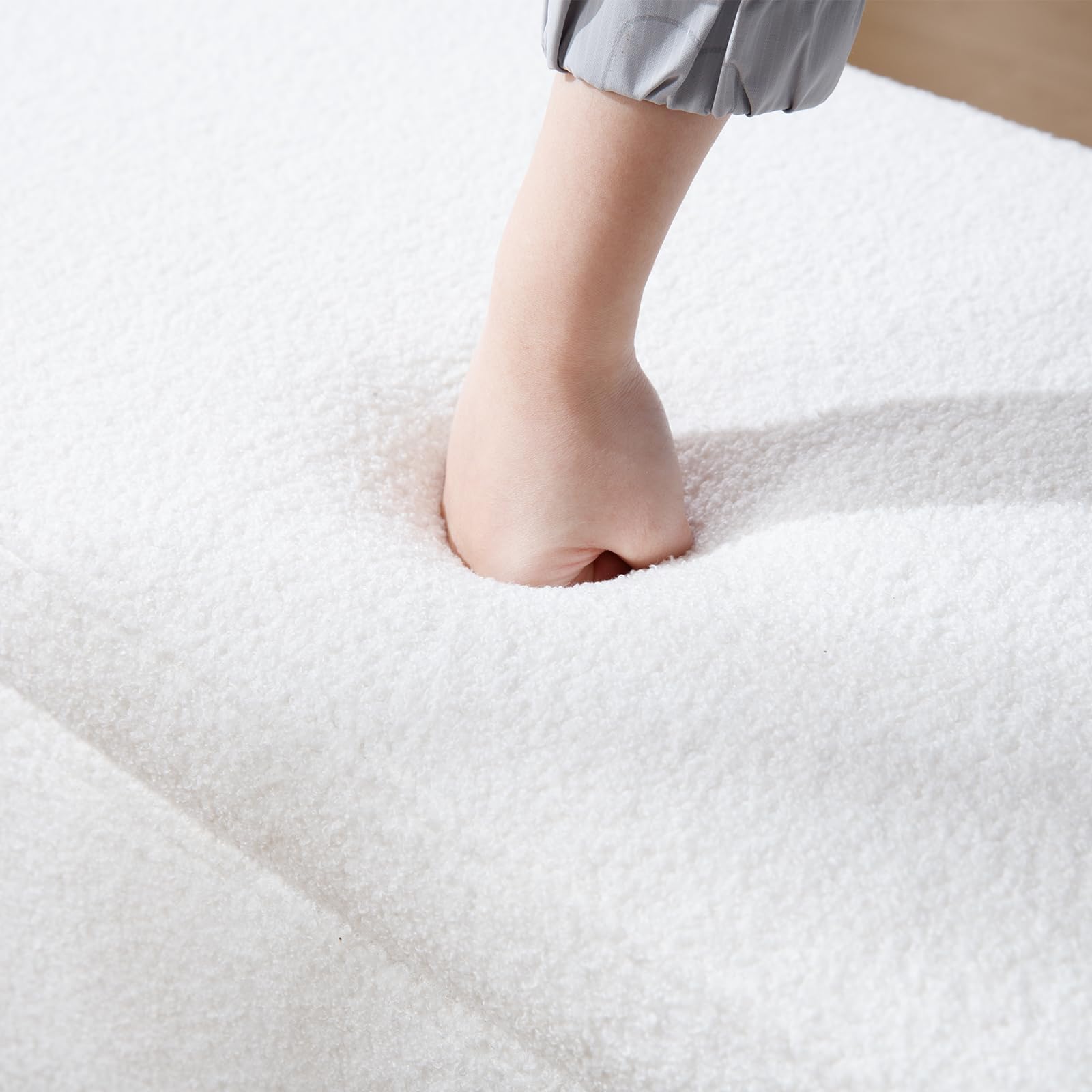 ROCITY Modern Velvet Storage Entryway Bench - 2630BH