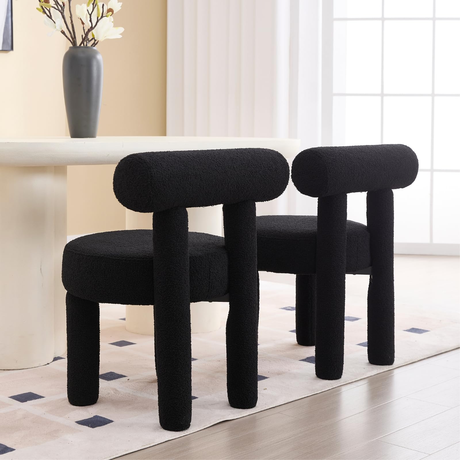 VESCASA Open Back Dining Chairs Set of 2 - 3163DC