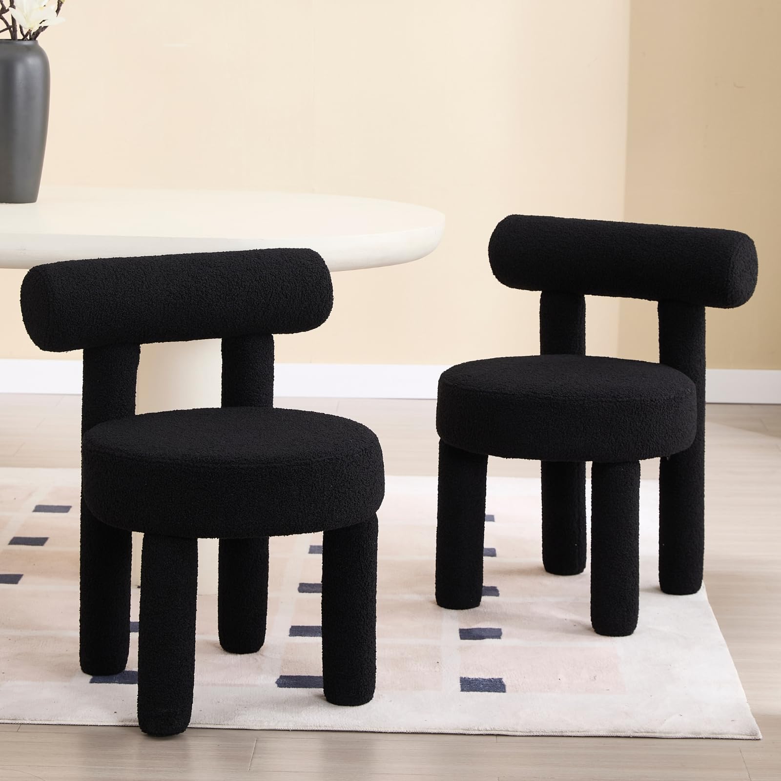 VESCASA Open Back Dining Chairs Set of 2 - 3163DC