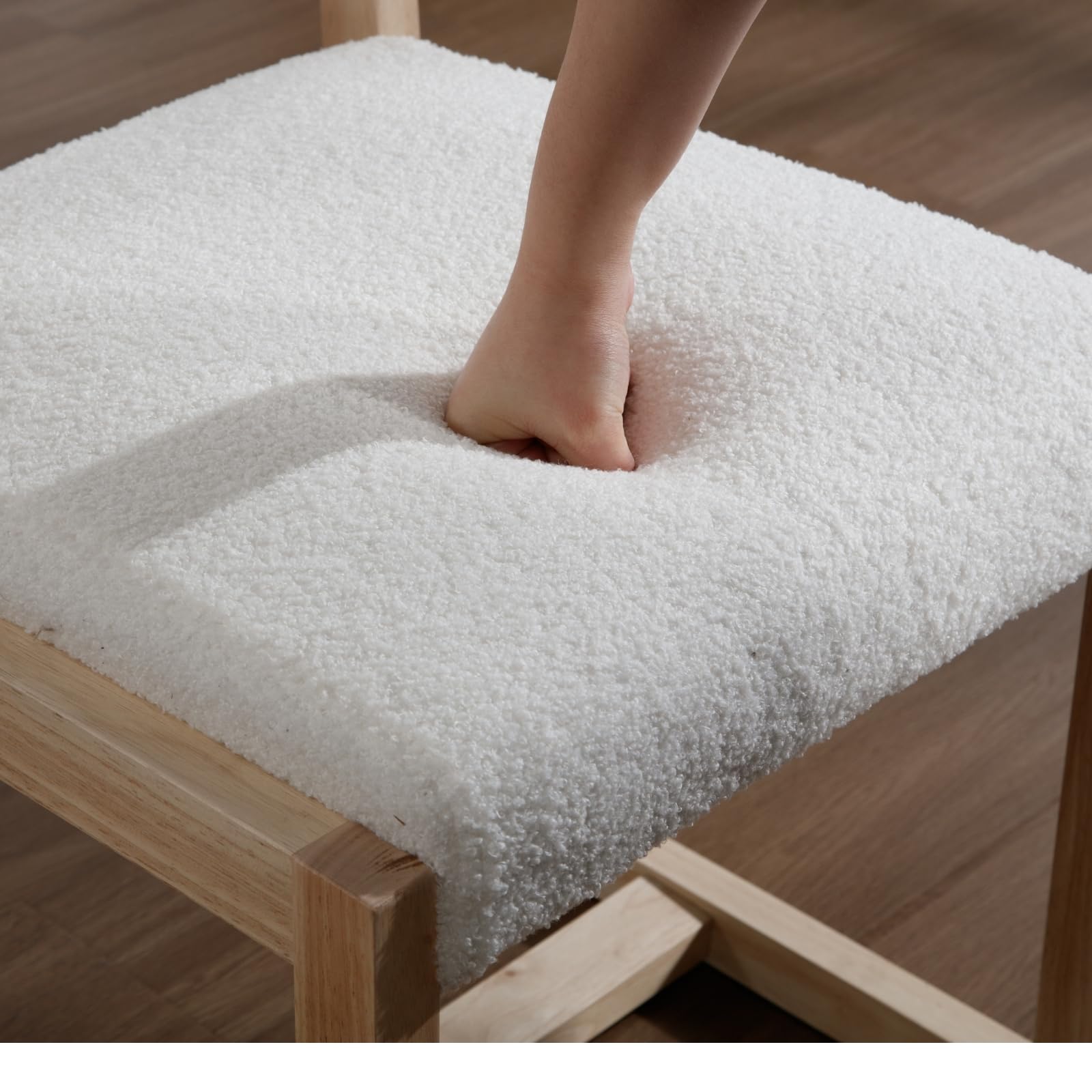 Janoray Upholstered Wood Dining Chairs Set of 2 - 1955DC