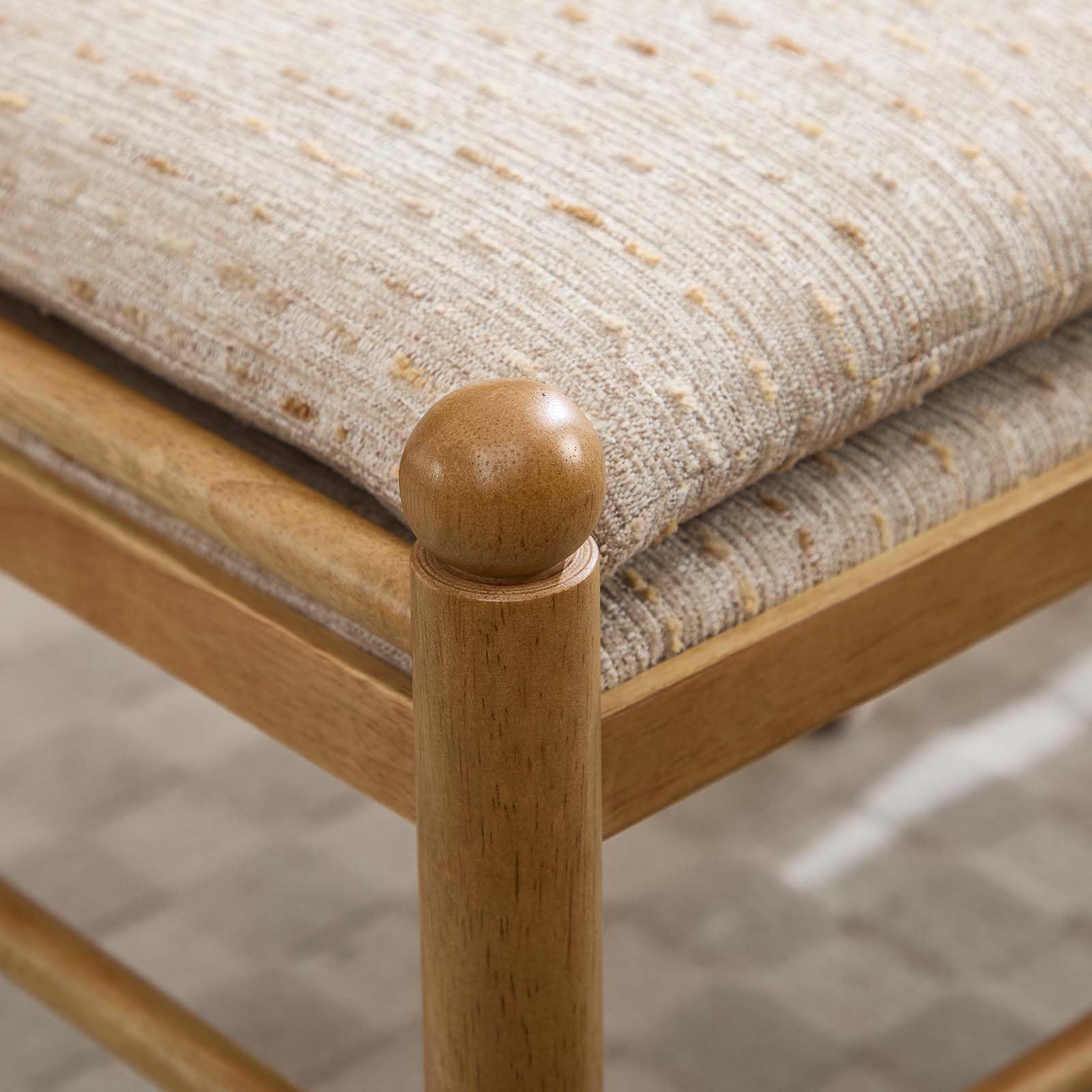 EALSON 19 Inch Backless Ottoman 1 PCS - XX002OT