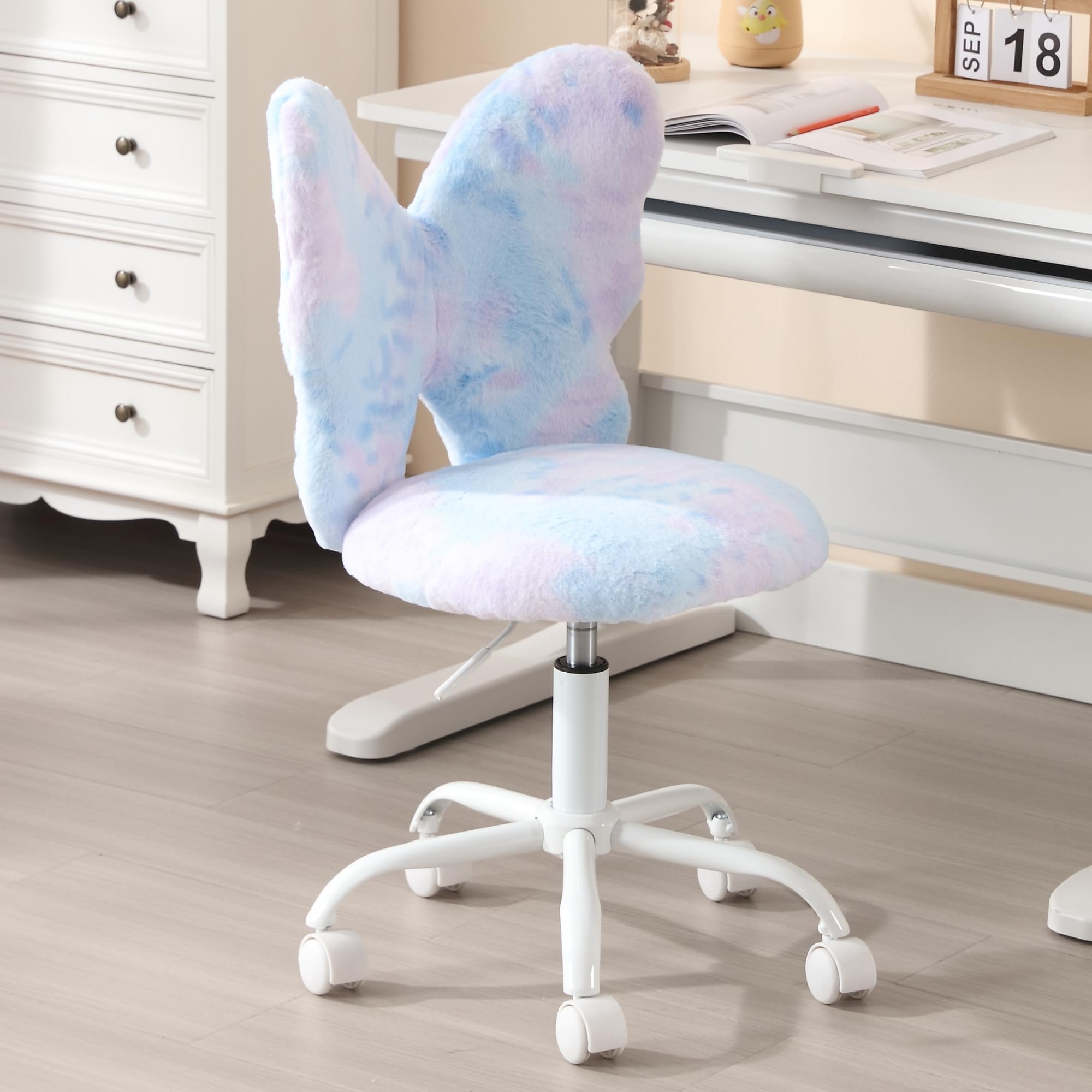 Kmax Butterfly Colorful Swivel Kids Desk Chair 1 PCS - 1723KC