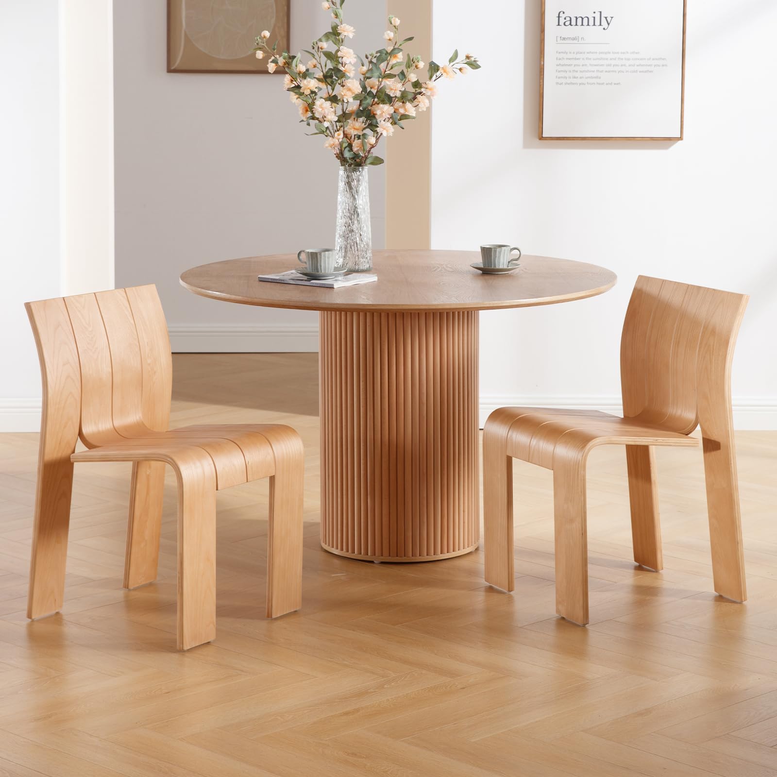 VESCASA Wood Dining Chairs Set of 2 - 6683DC