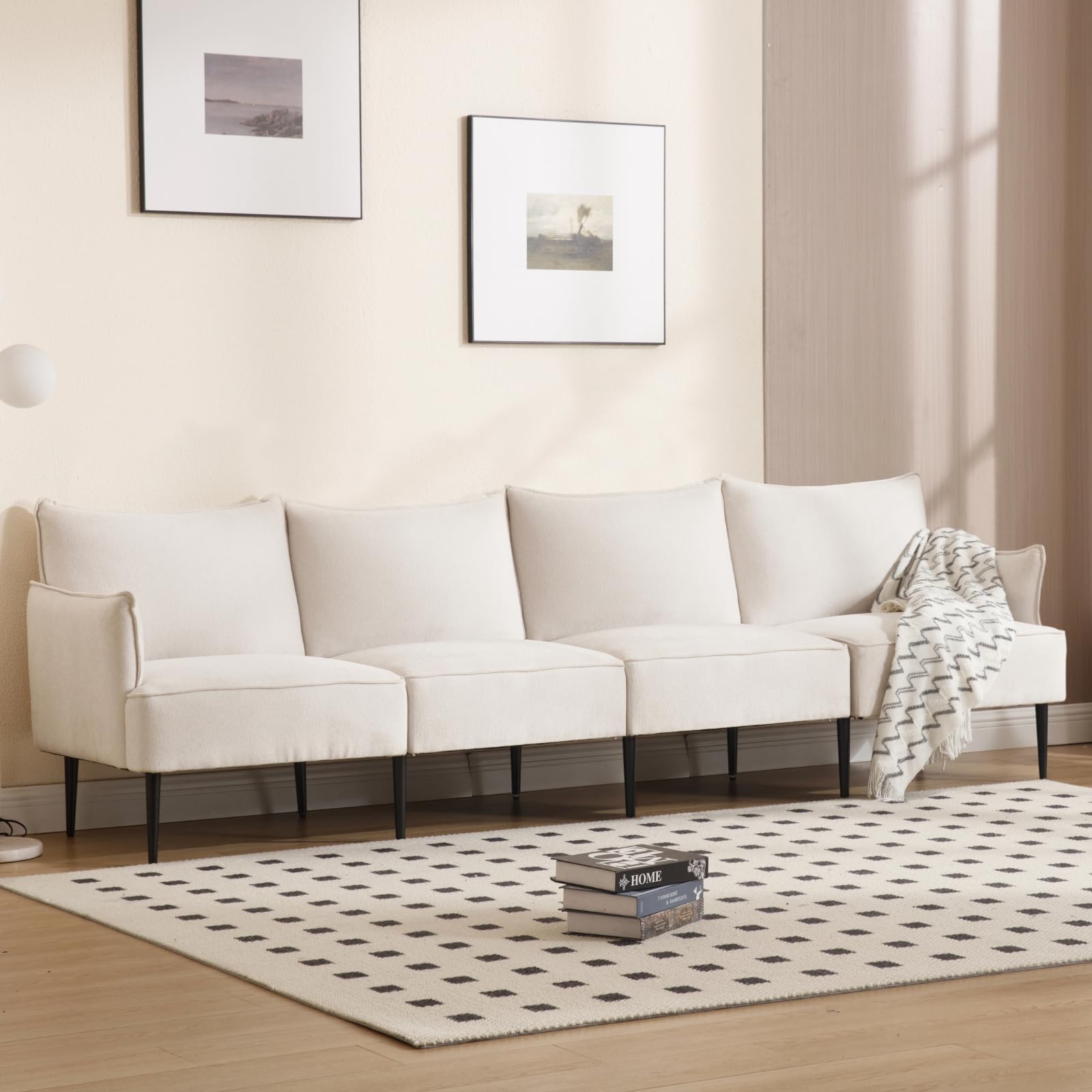 ROCITY 53 Inch Modern Loveseat Sofa with Deep Seats - 3051SF