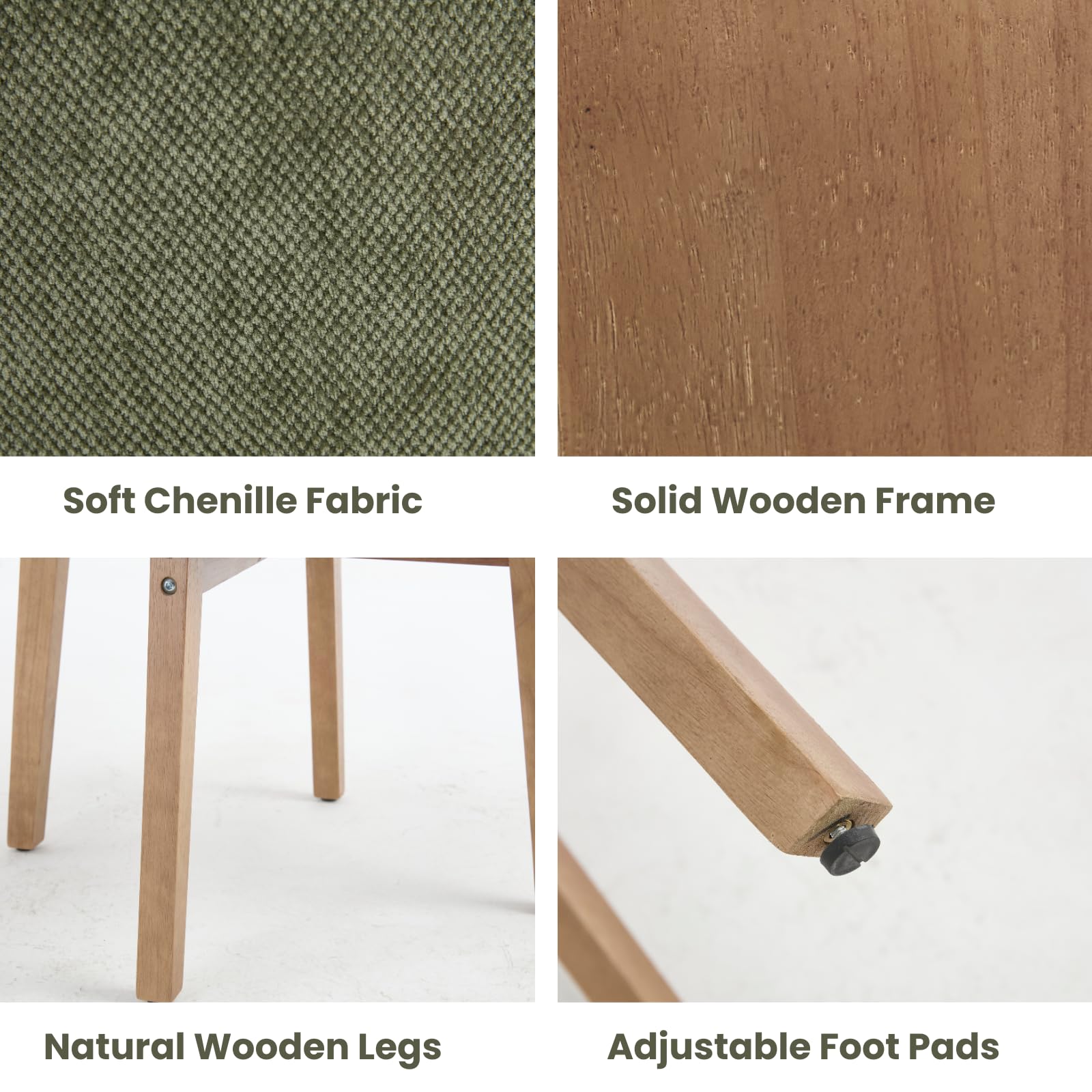 EALSON Barrel Dining Chairs Set of 2 - 10075DC