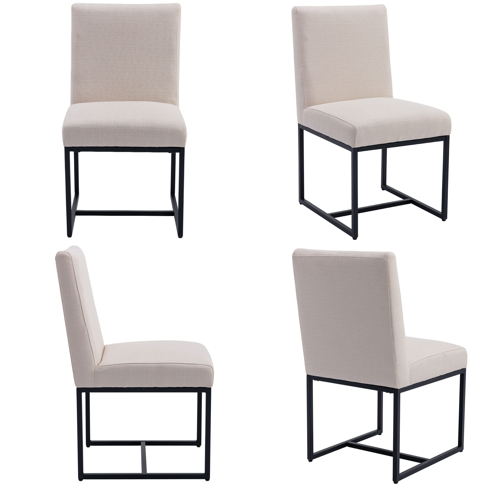 VESCASA Modern Upholstered Dining Chairs Set of 2 - 1488DC