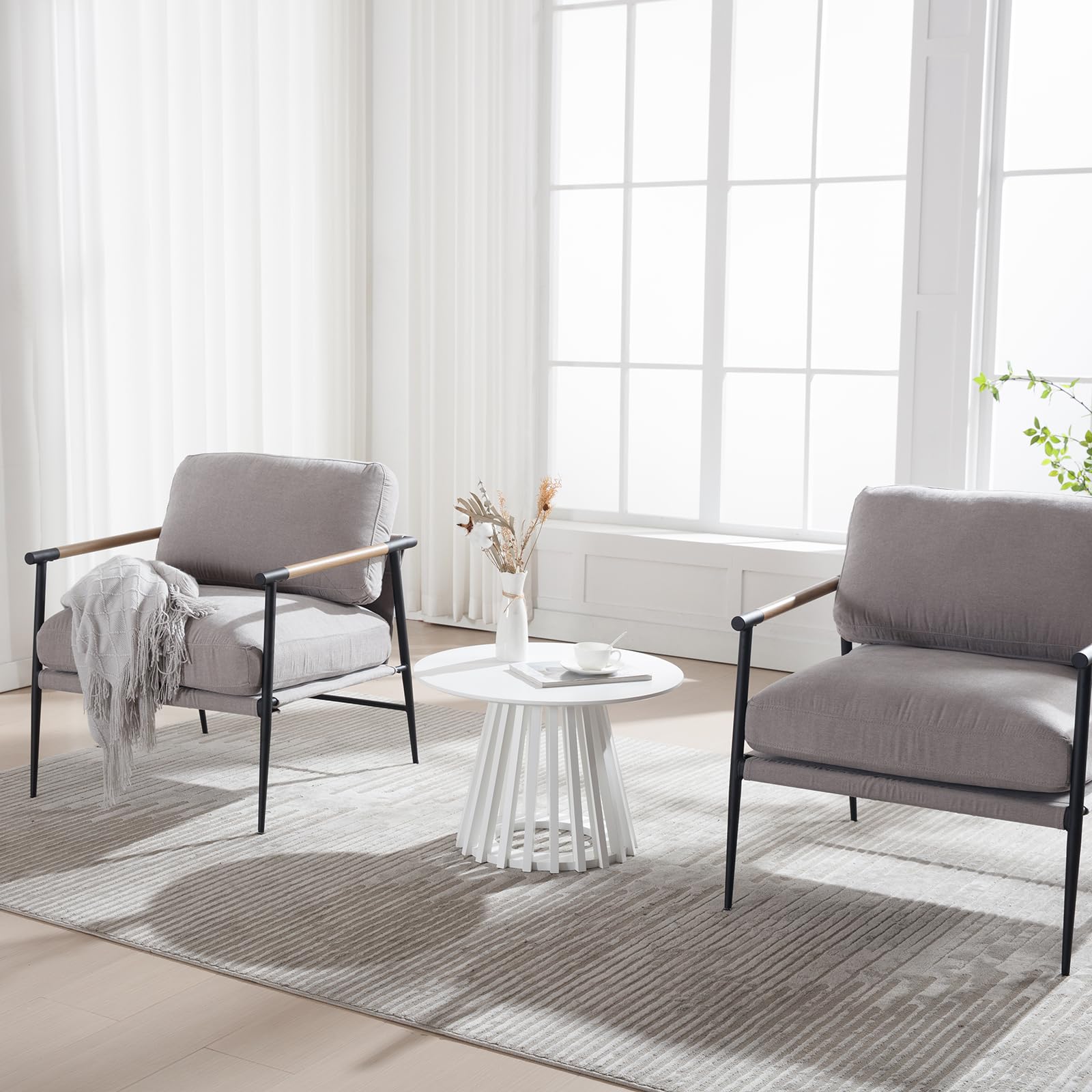 ROCITY Modern Round Coffee Table - 19014CT