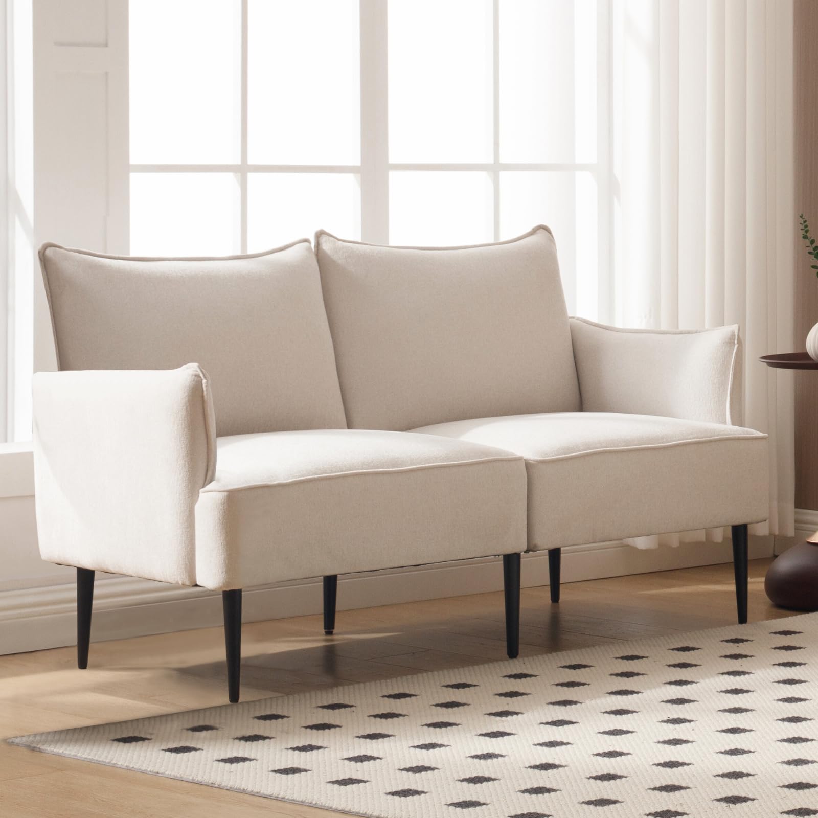 ROCITY 53 Inch Modern Loveseat Sofa with Deep Seats - 3051SF