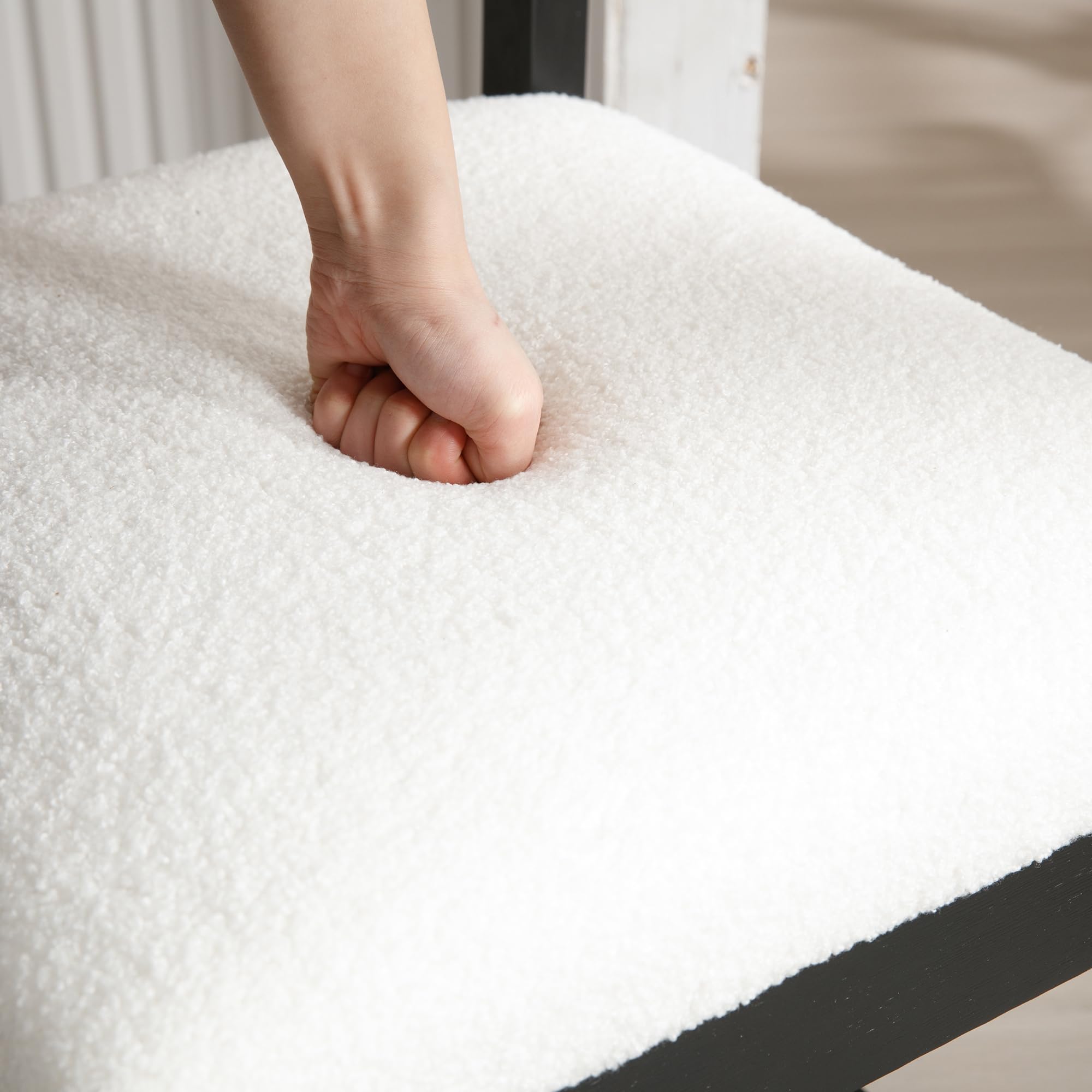 ROCITY 26"H Farmhouse Armless Bar Stools Set of 2 - 5801CS