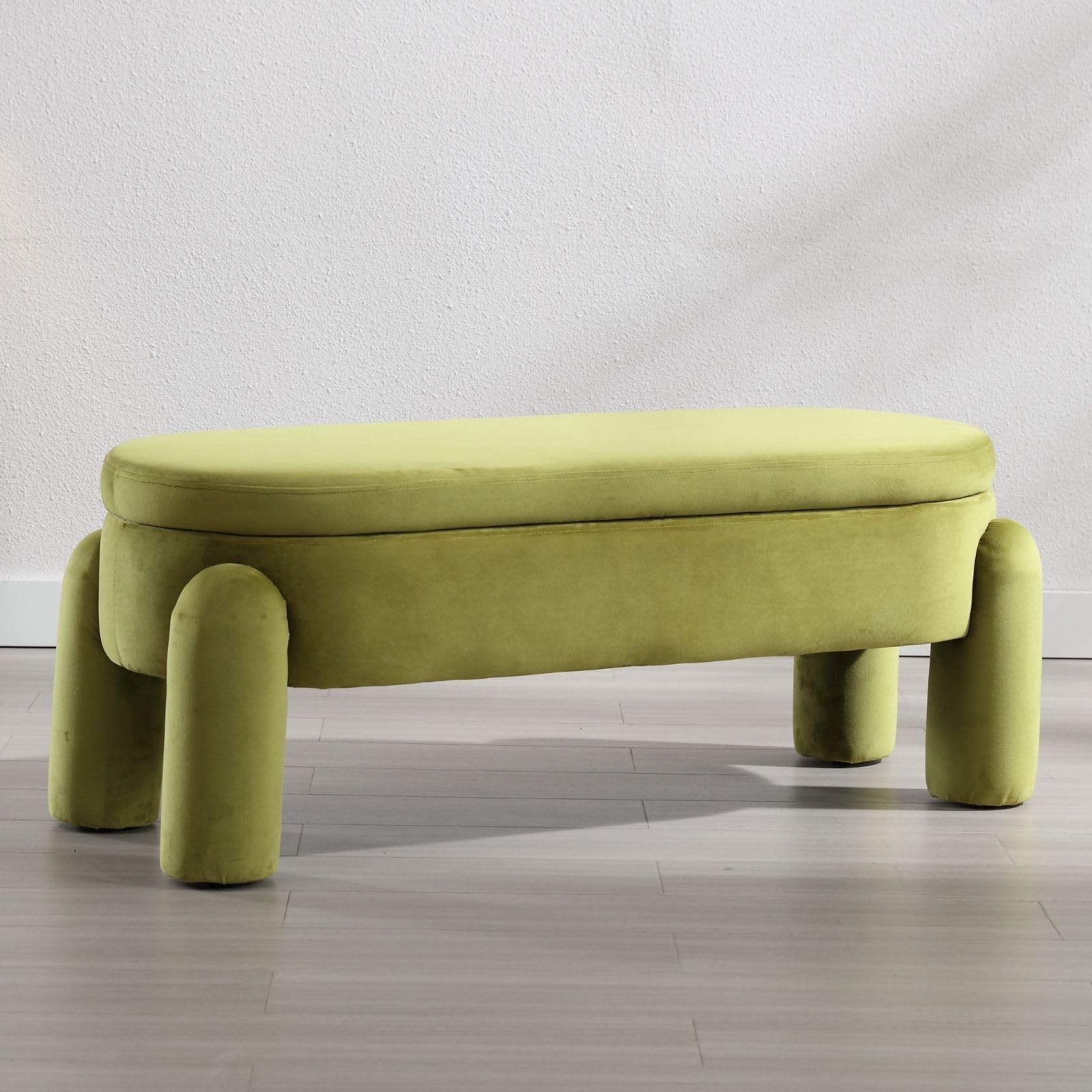 ROCITY Modern Upholstered Storage Bench - 2566BH