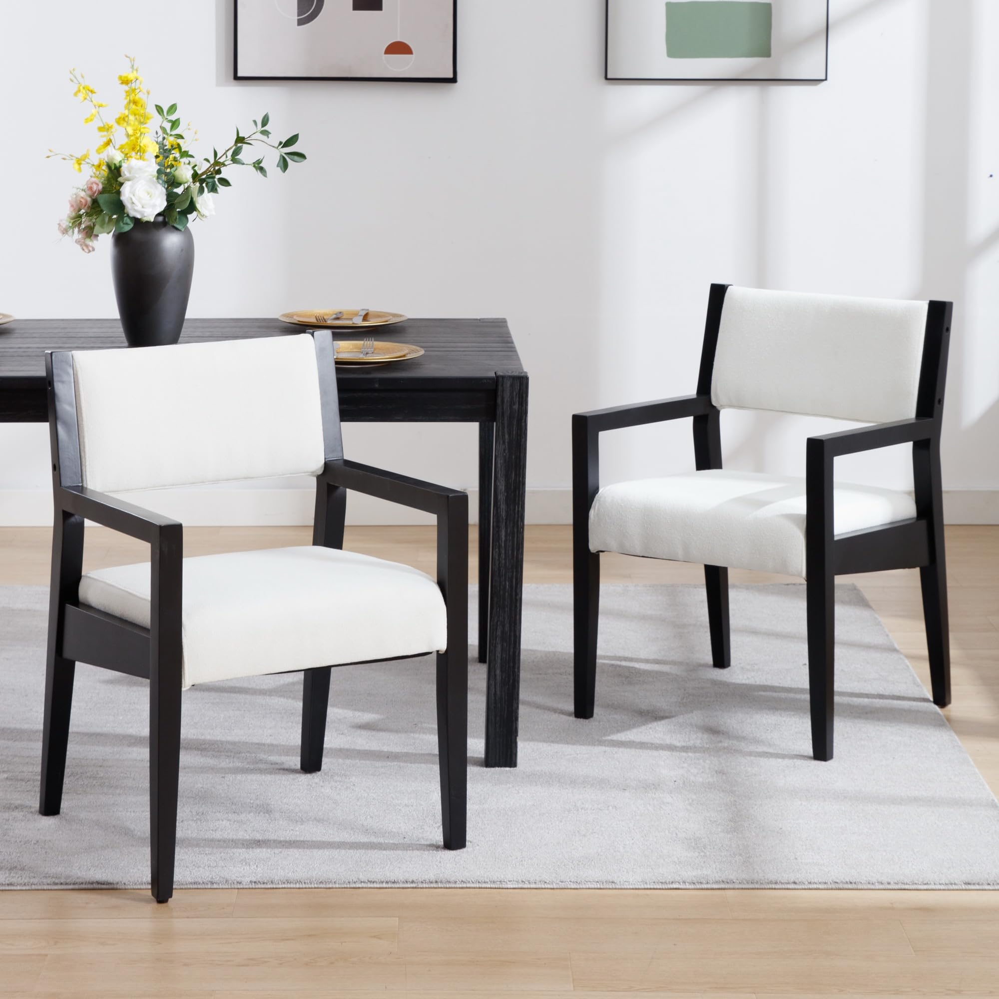 EALSON Solid Wood Dining Armchair Set of 2 - 1527DC