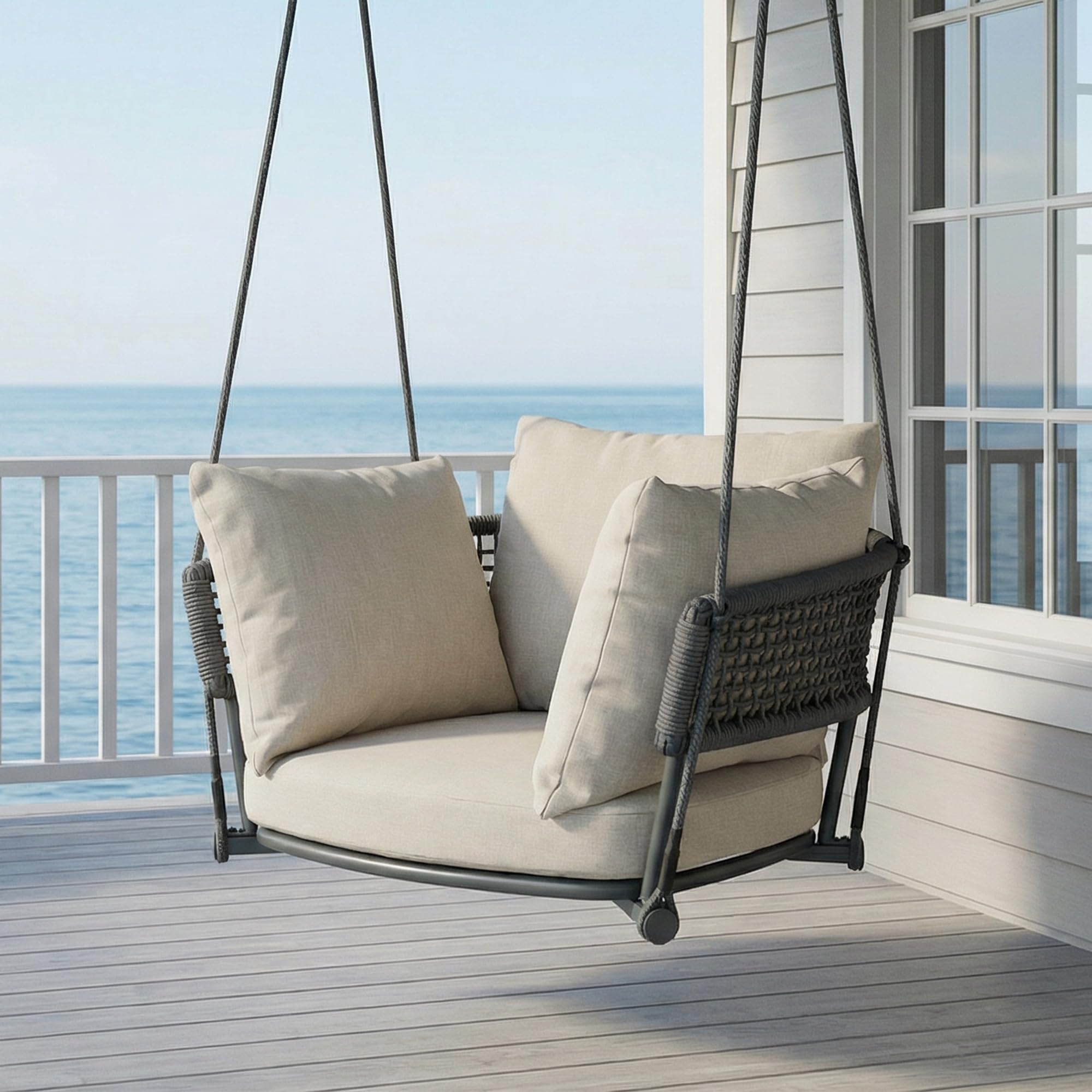 Outdoor Adjustable Rope Swinging Chair - 25016HS
