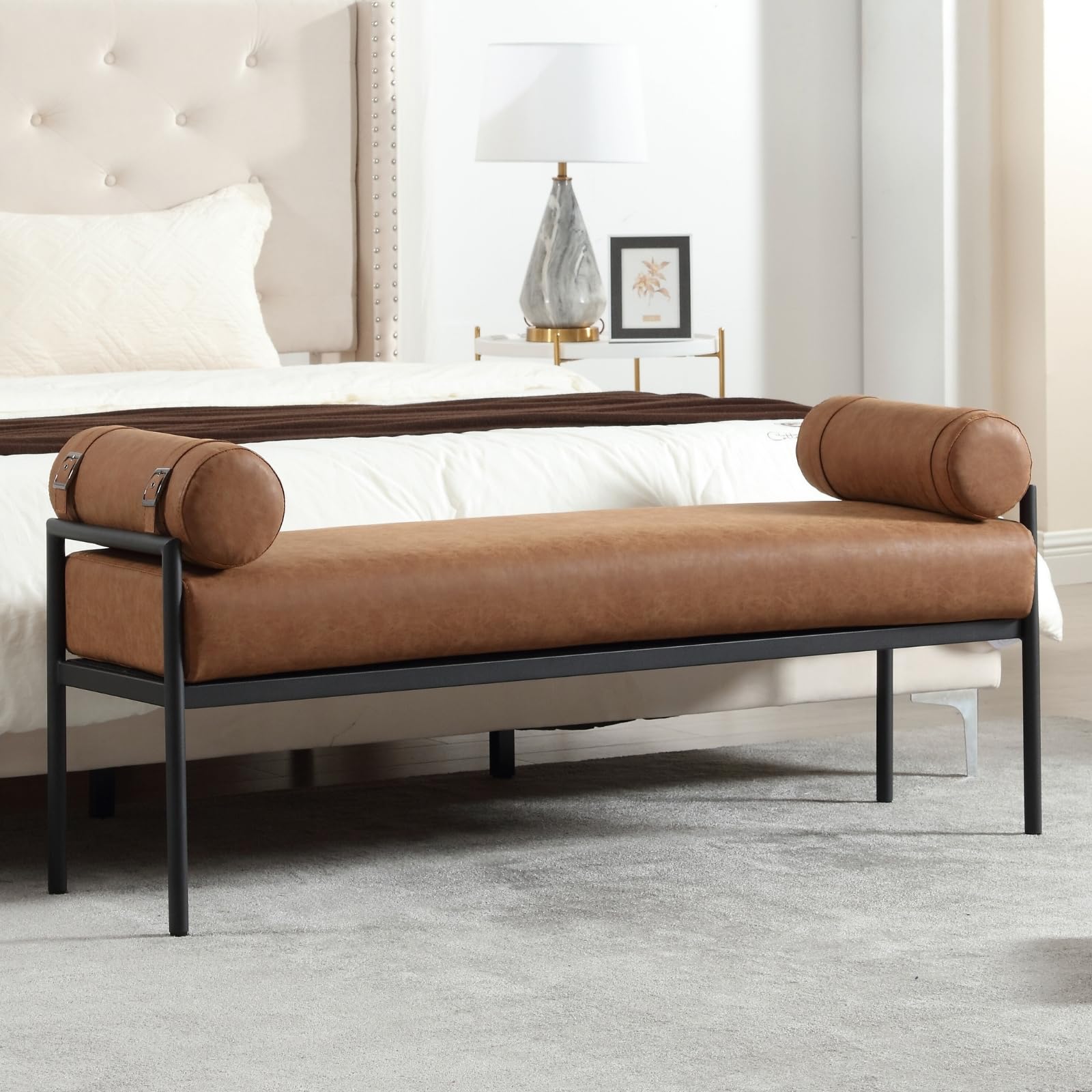 ROCITY 55 "W Bedroom Bench with Removable Pillows - 2160BH