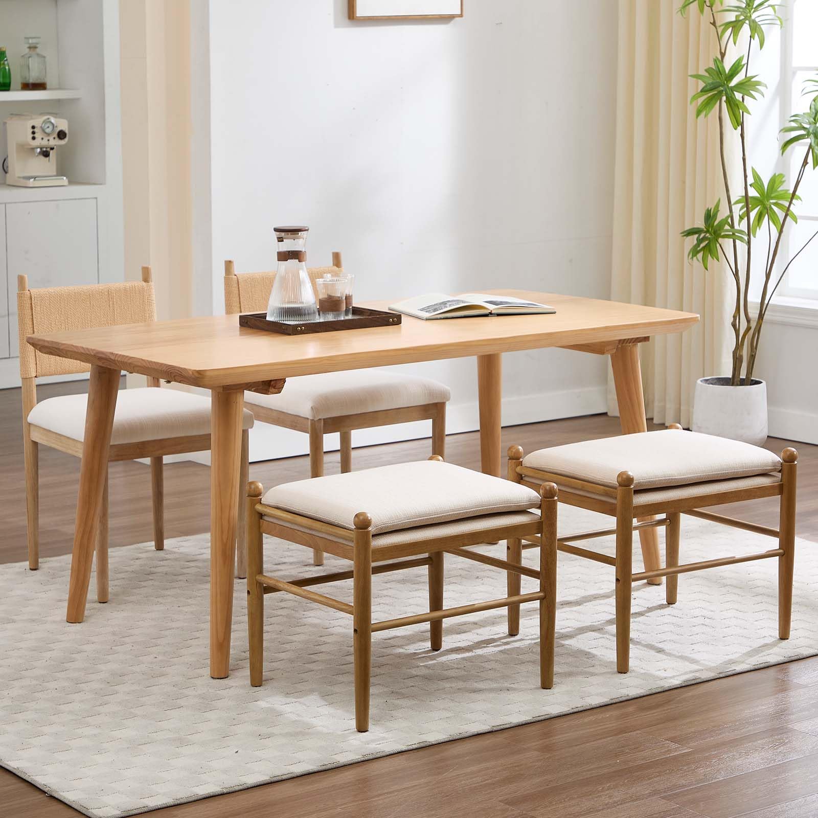 EALSON 19 Inch Backless Ottoman 1 PCS - XX002OT