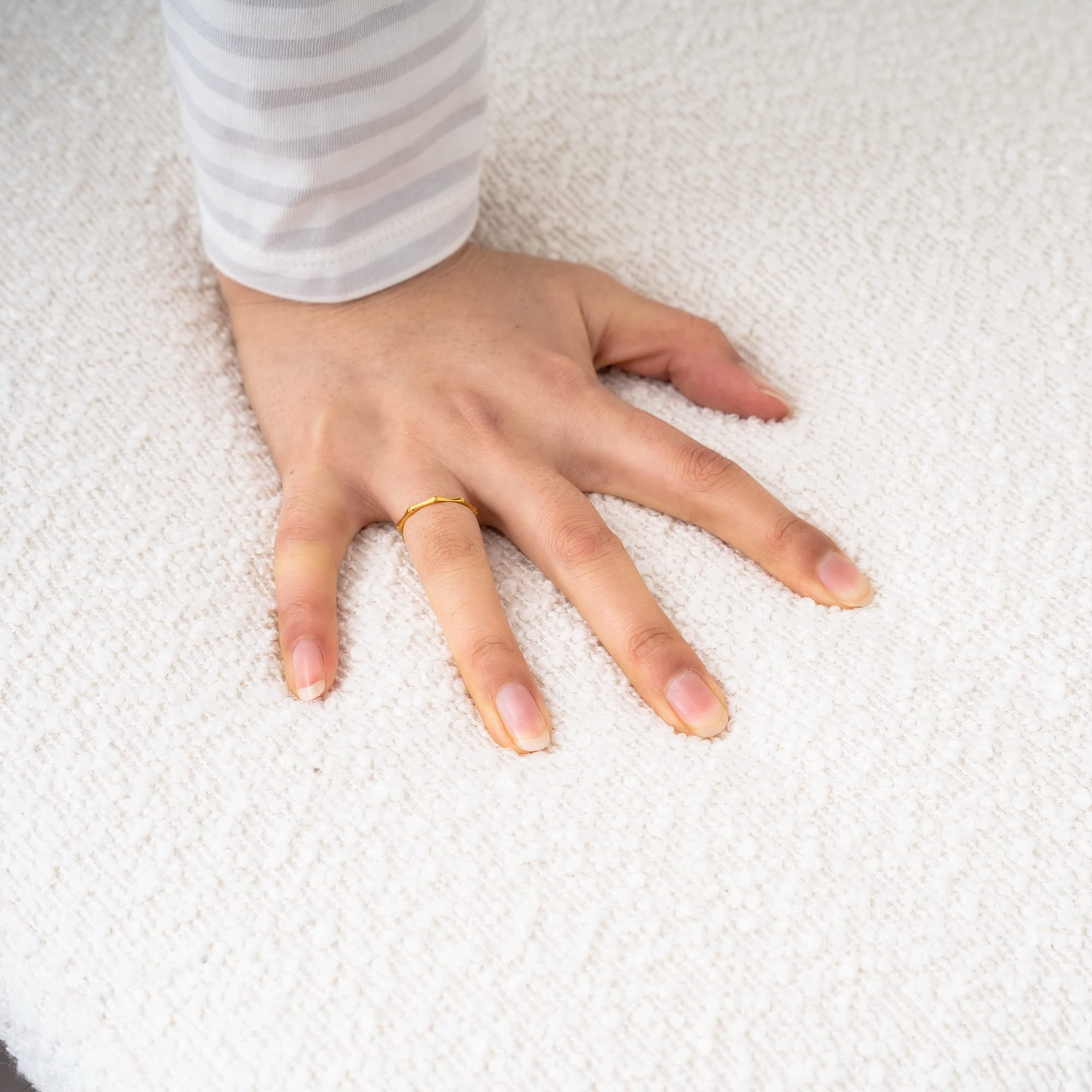 VESCASA Modern Curved Armless Chairs Set of 2 - 8279DC