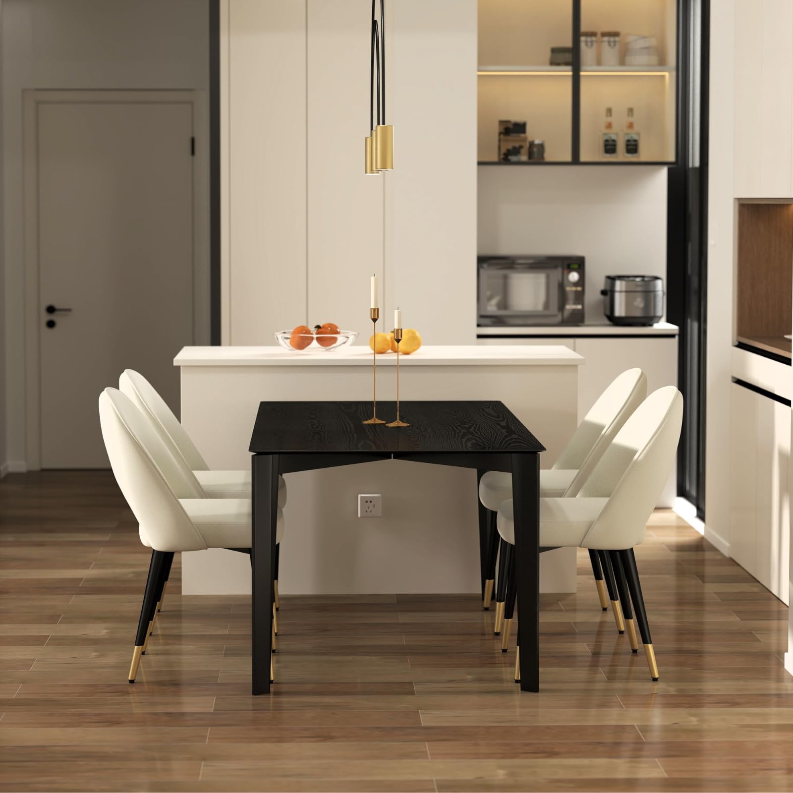 ROCITY 59" L Rectangular Wooden Dining Table - 2012TT