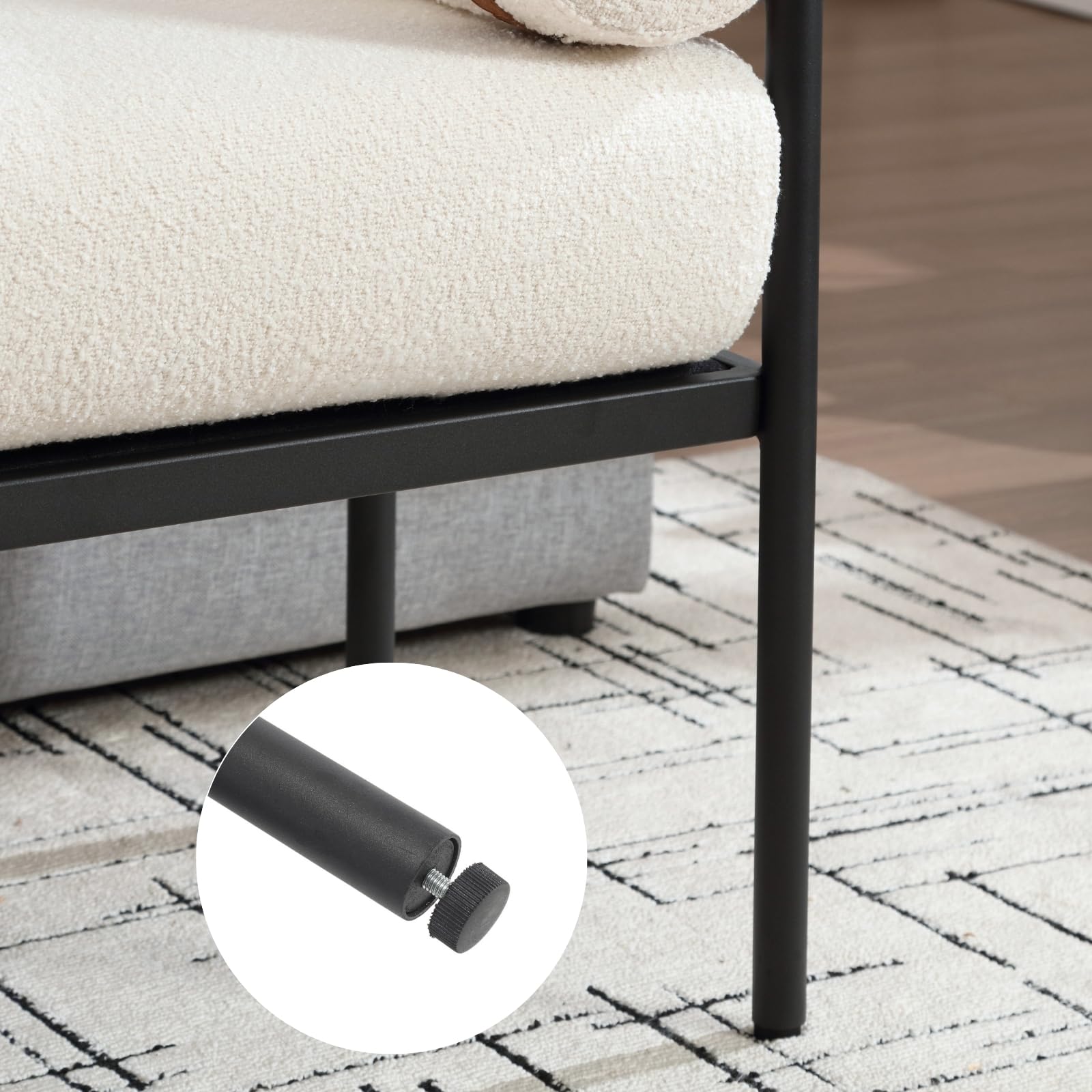 ROCITY 55 "W Bedroom Bench with Removable Pillows - 2160BH