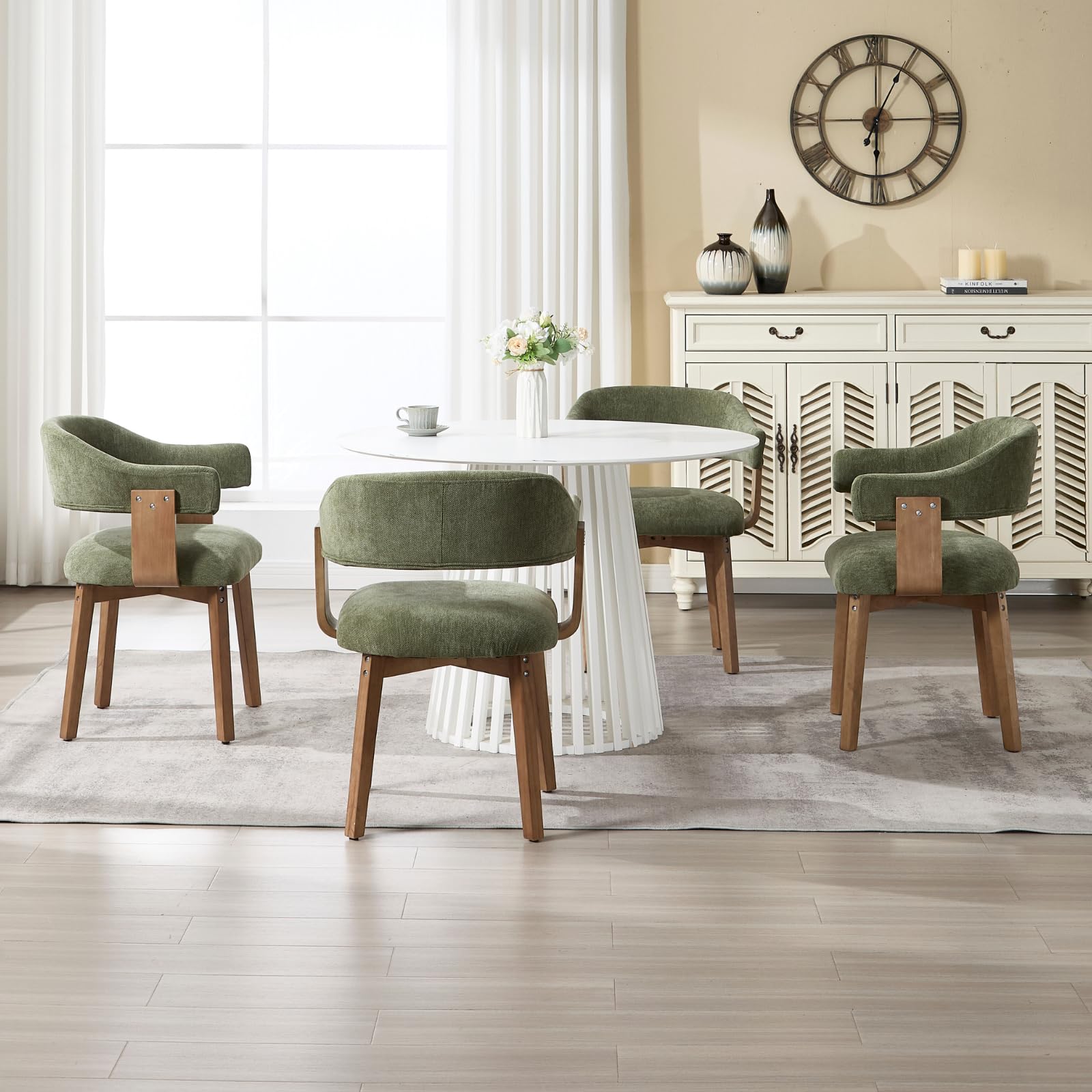 EALSON Barrel Dining Chairs Set of 2 - 10075DC