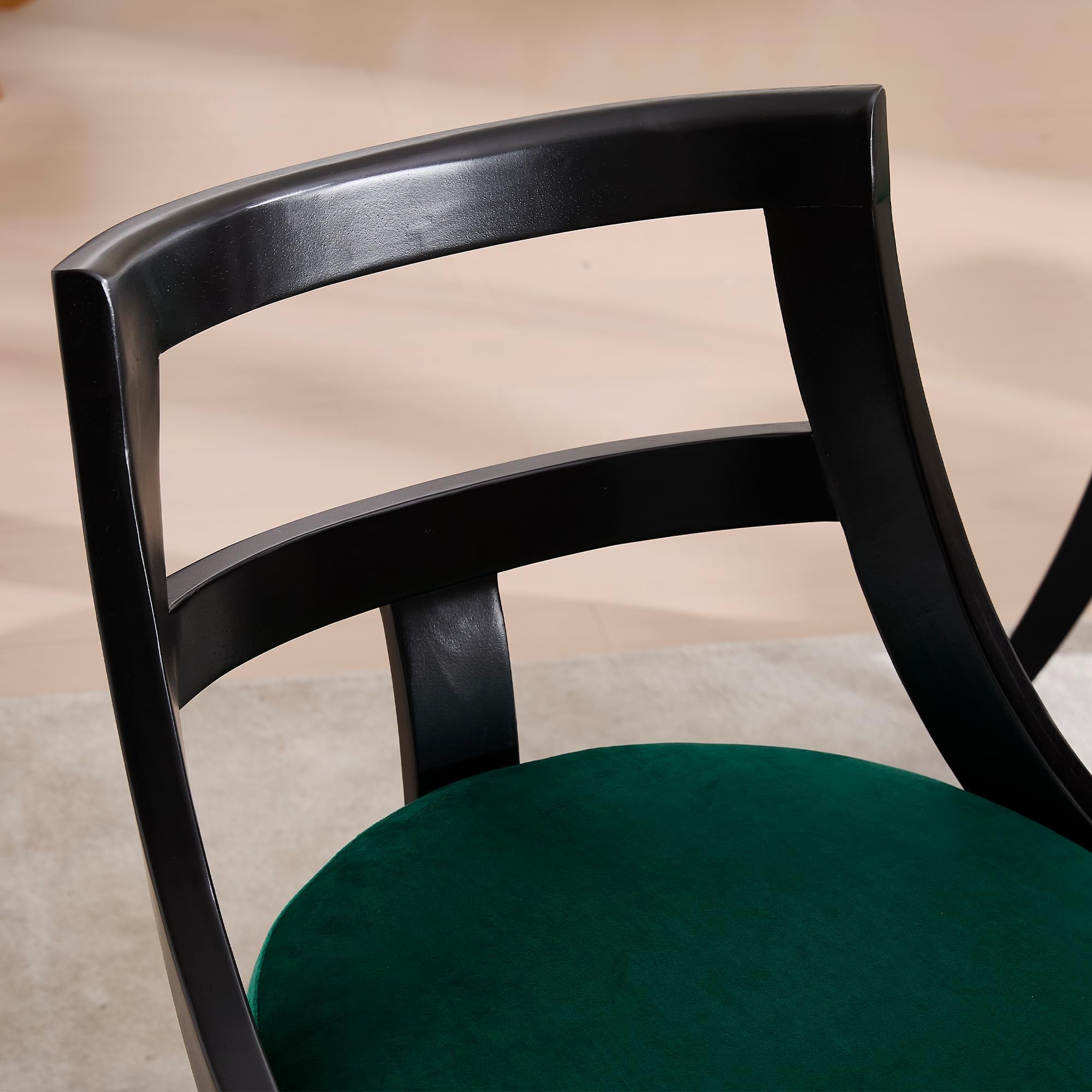 Kmax Mid-century Farmhouse Dining Chairs Set of 2 - X022DC