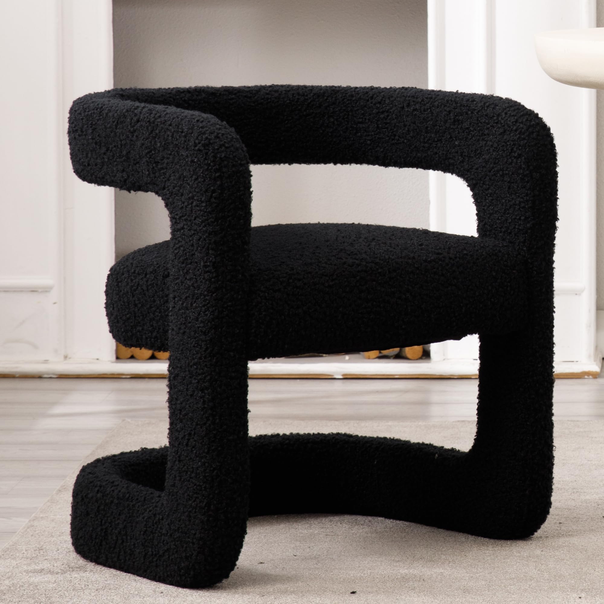 ROCITY Modern Barrel Dining Room Chair 1 PCS - 10063DC