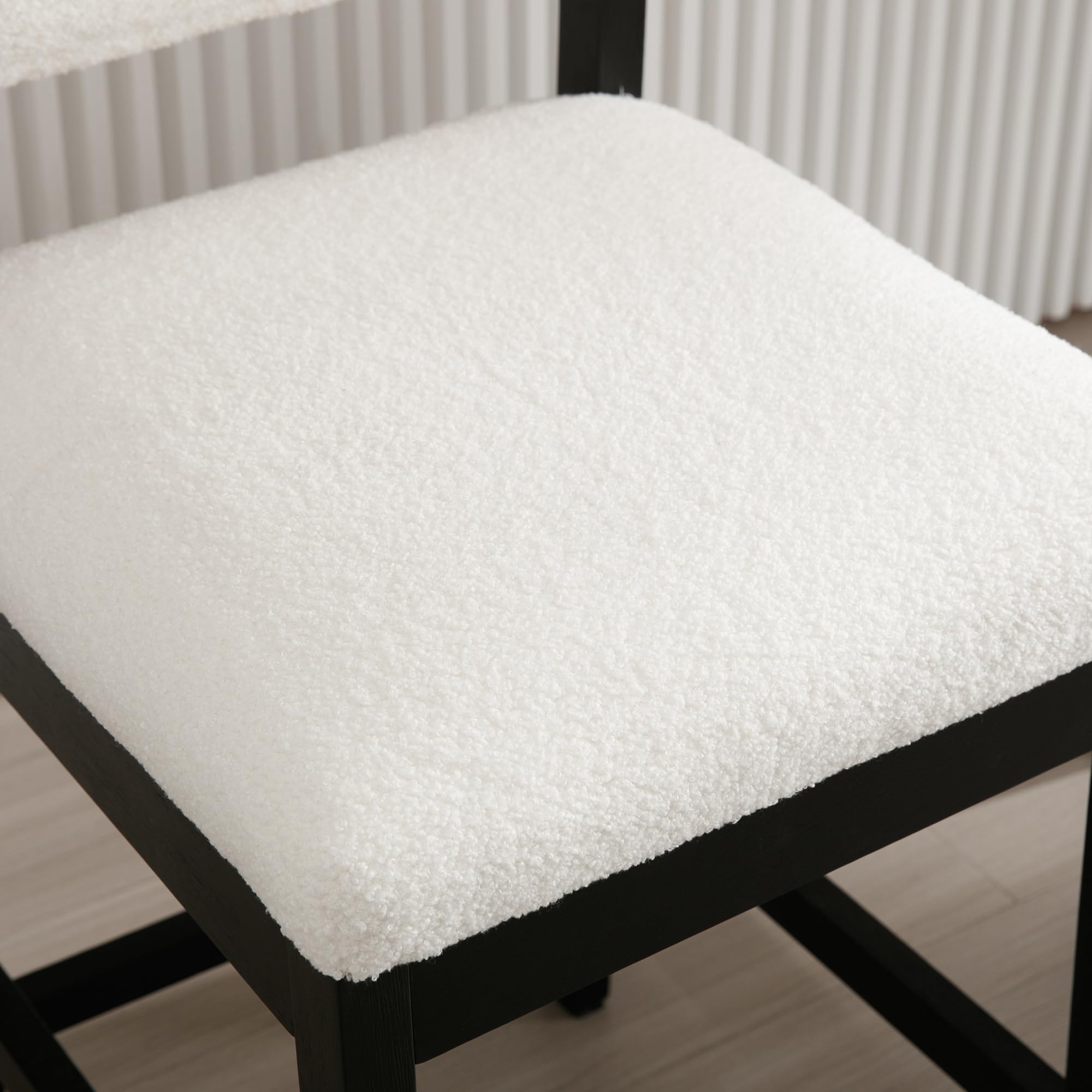 ROCITY 26"H Farmhouse Armless Bar Stools Set of 2 - 5801CS