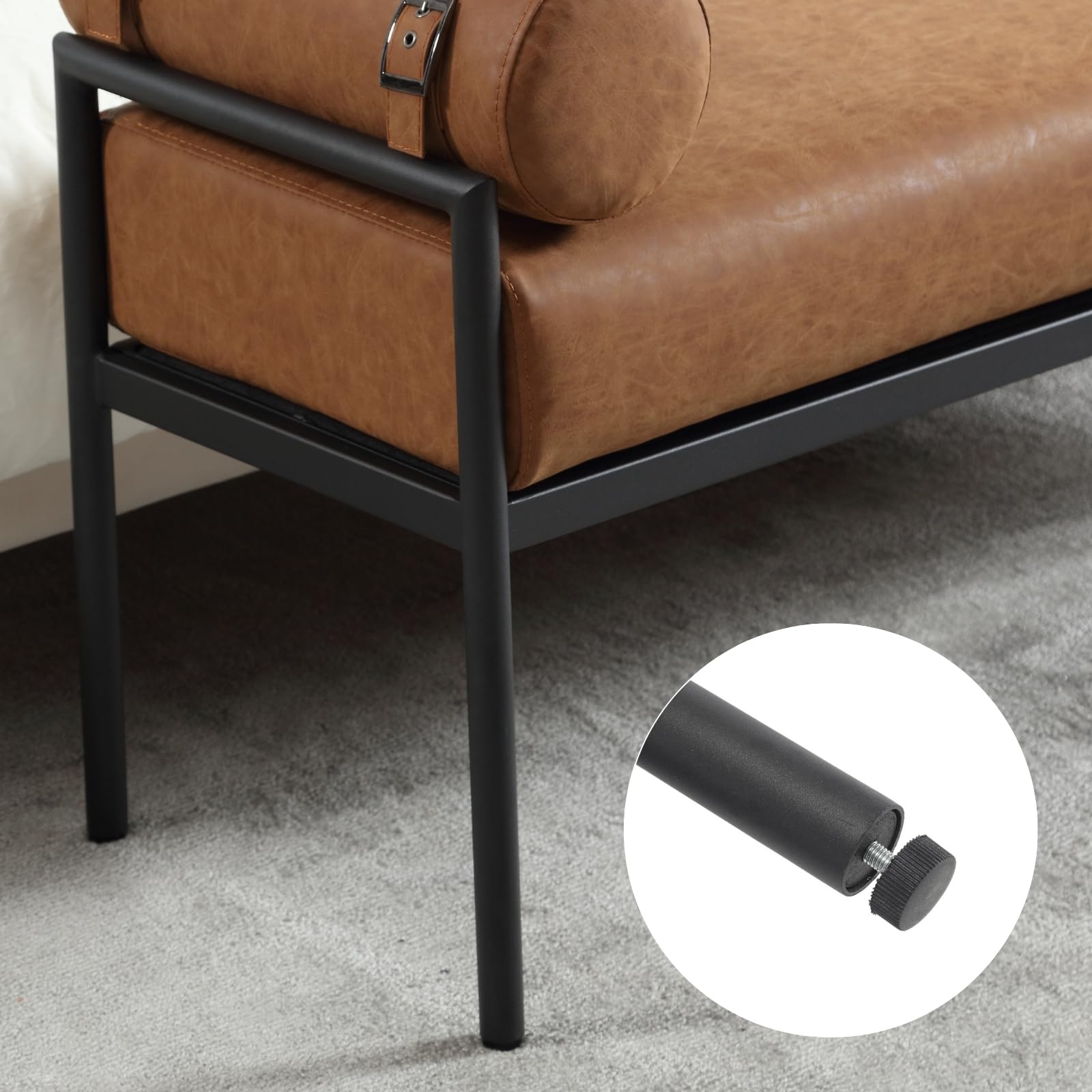 ROCITY 55 "W Bedroom Bench with Removable Pillows - 2160BH