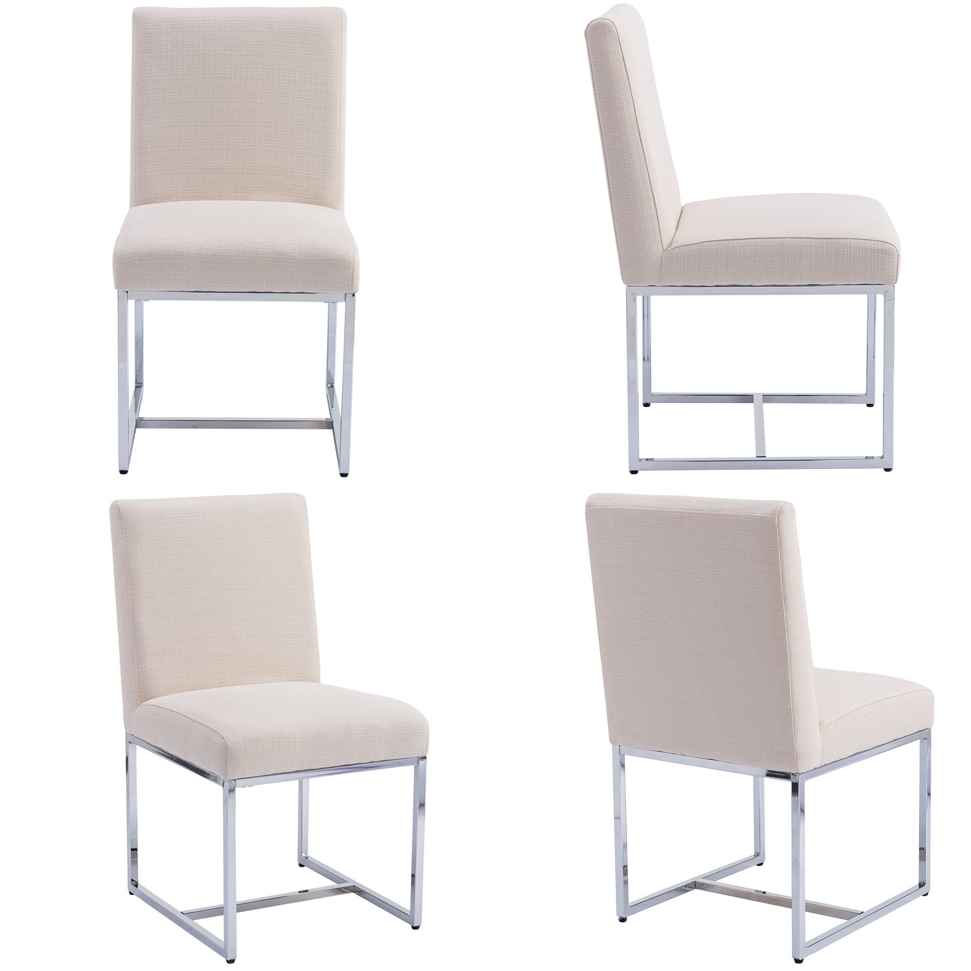 Modern Upholstered Dining Chairs Set of 2 - 1488DC