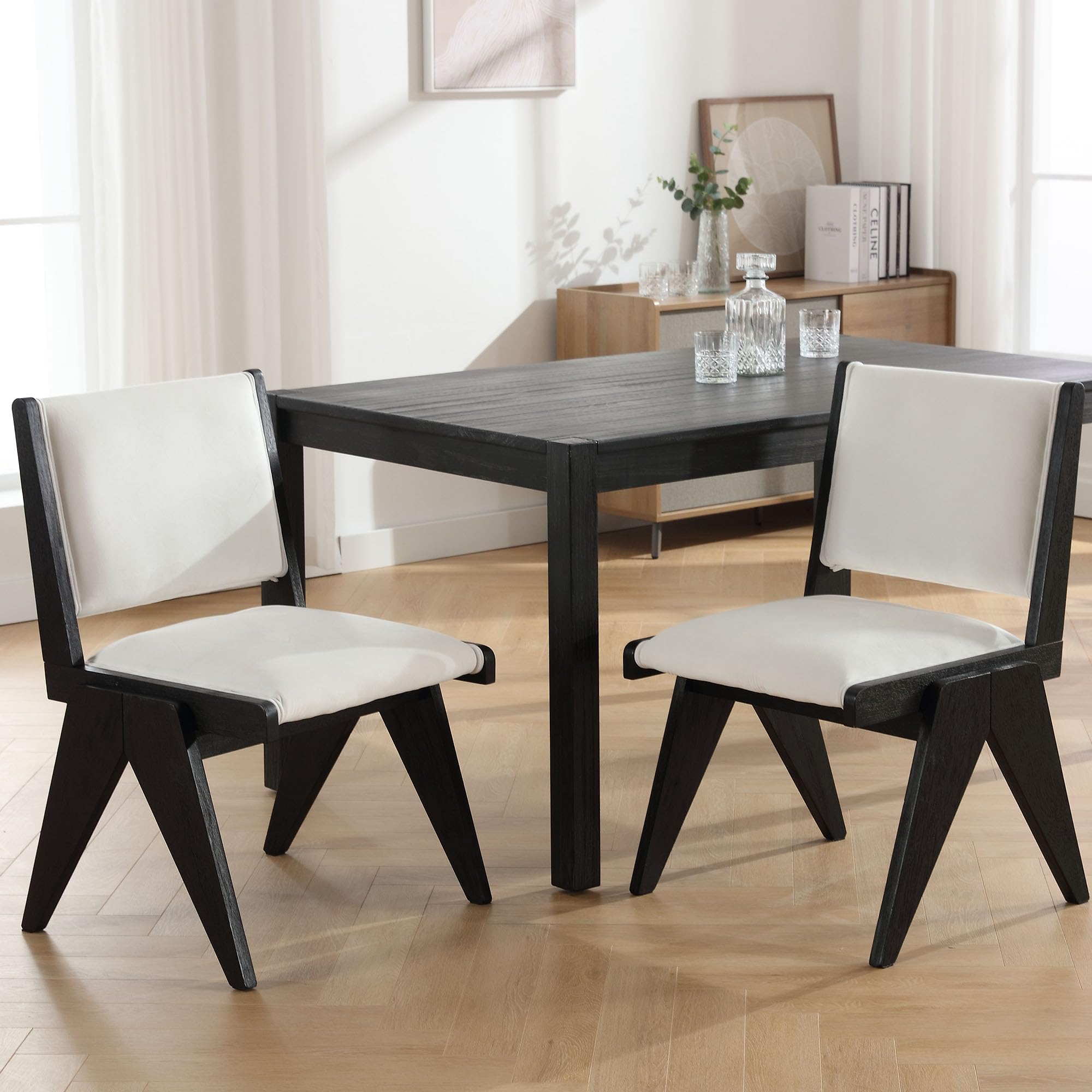 VESCASA Cane Dining Side Chairs Set of 2 - 1861DC