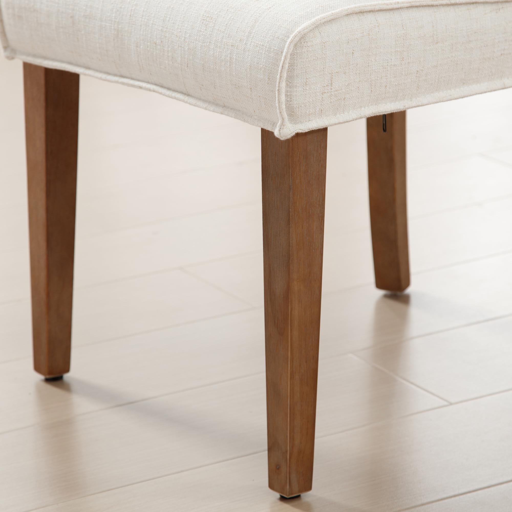 Janoray Farmhouse Fabric Dining Chairs Set of 2 - 2223DC