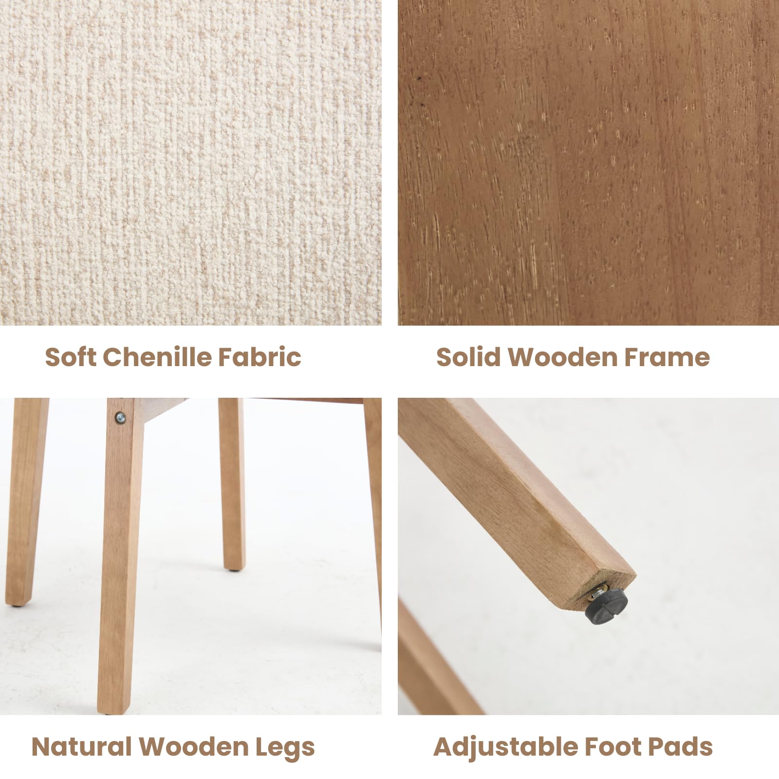 EALSON Barrel Dining Chairs Set of 2 - 10075DC