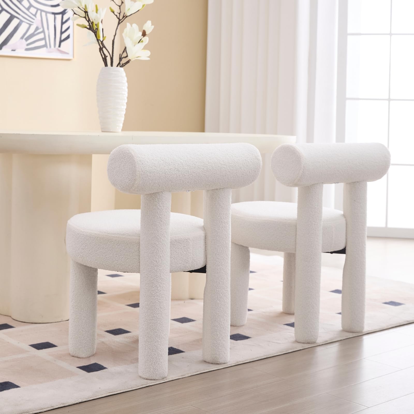 VESCASA Open Back Dining Chairs Set of 2 - 3163DC