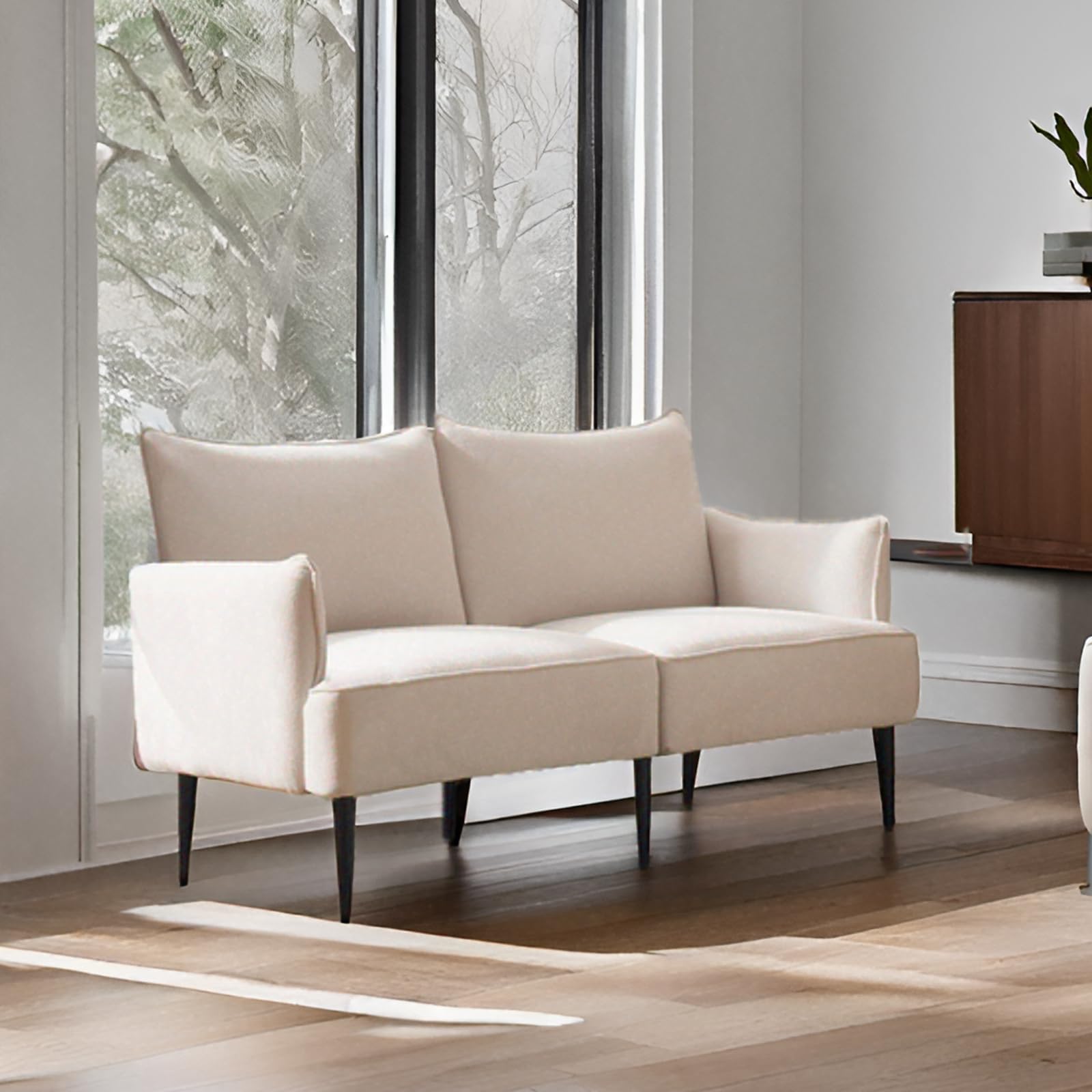 ROCITY 53 Inch Modern Loveseat Sofa with Deep Seats - 3051SF