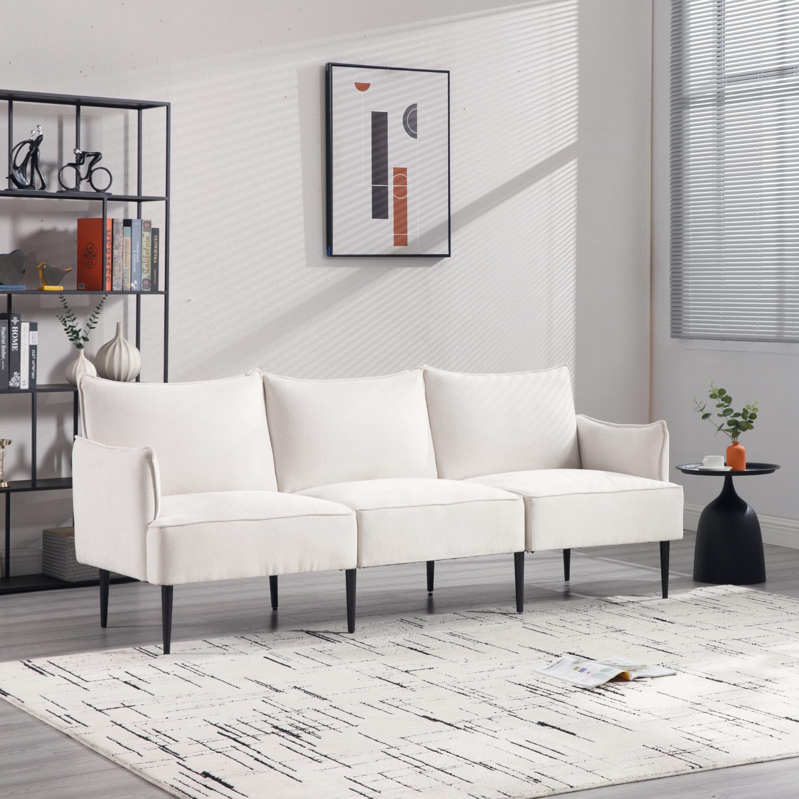 ROCITY 53 Inch Modern Loveseat Sofa with Deep Seats - 3051SF