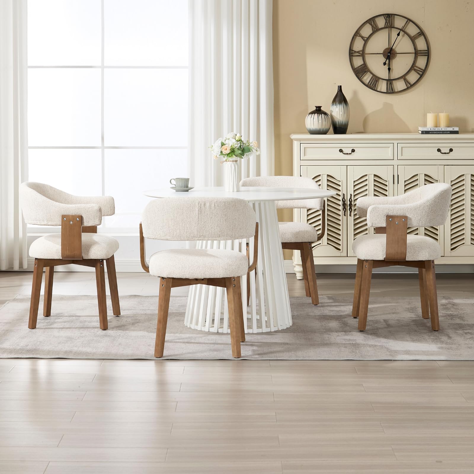 EALSON Barrel Dining Chairs Set of 2 - 10075DC