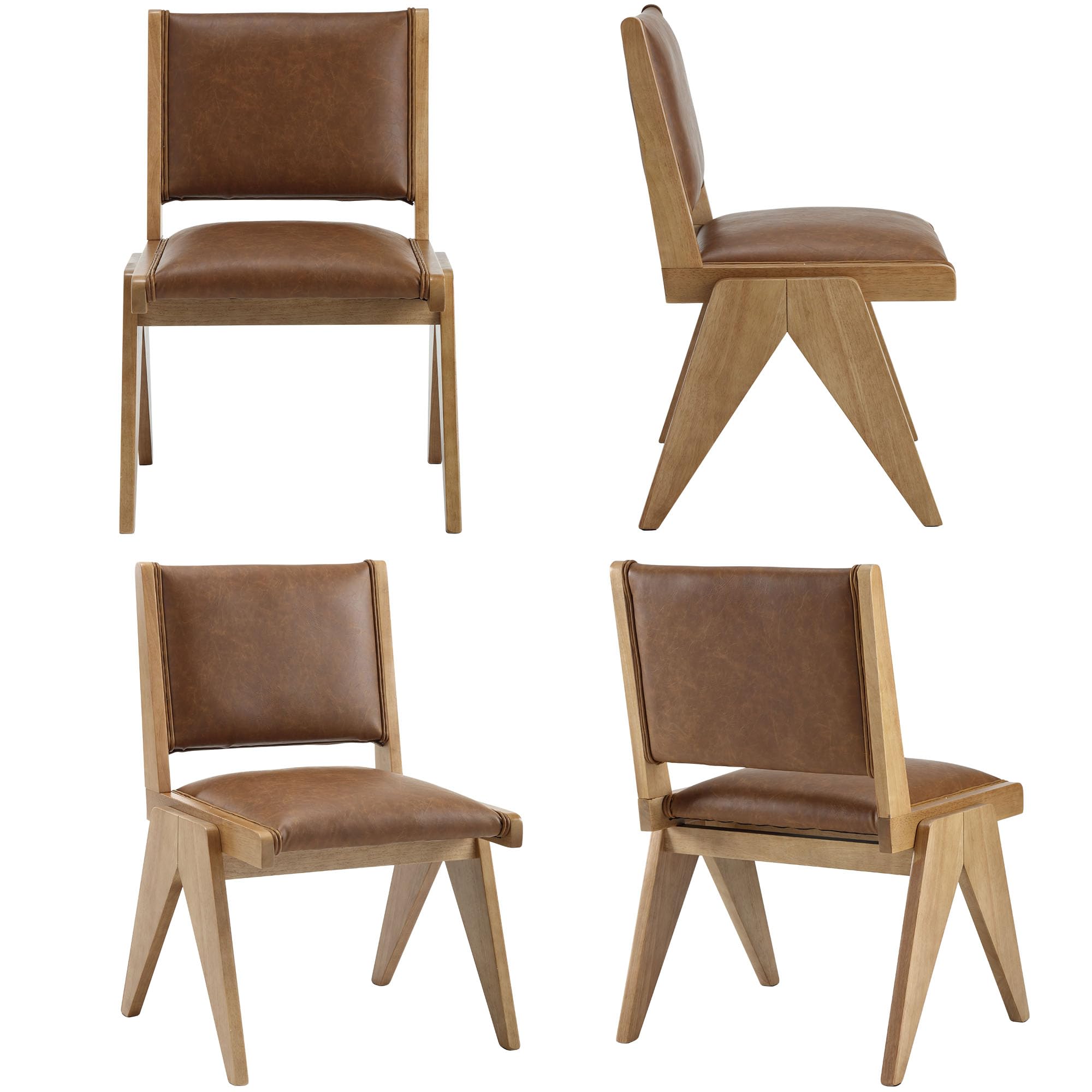 VESCASA Cane Dining Side Chairs Set of 2 - 1861DC