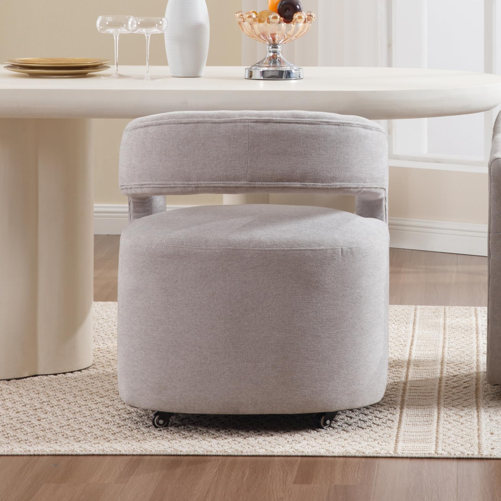 ROCITY Swivel Open Back Dining Chair 1 PCS - 10027DC