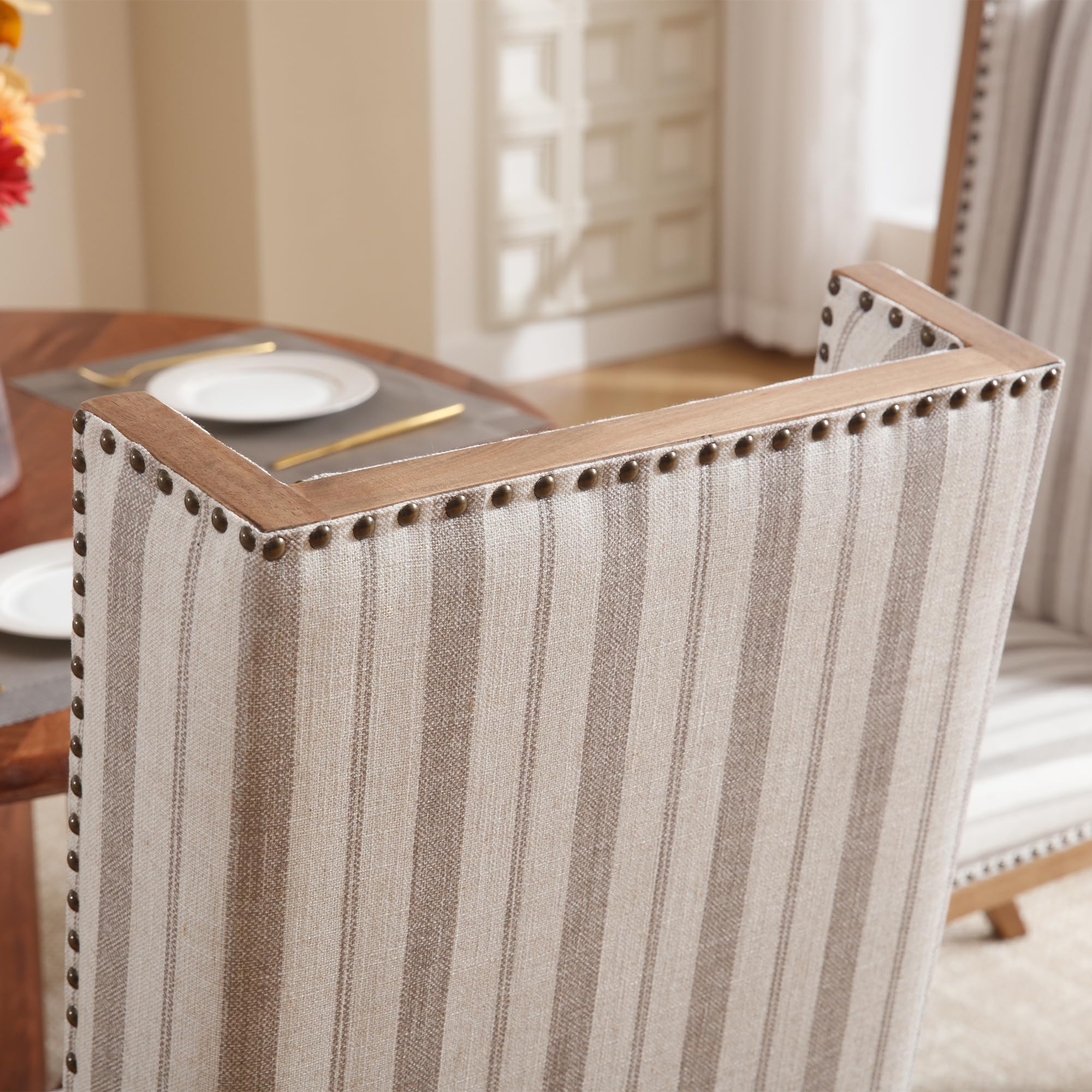 Janoray Mid Century High Back Dining Chairs Set of 2 - XX001DC