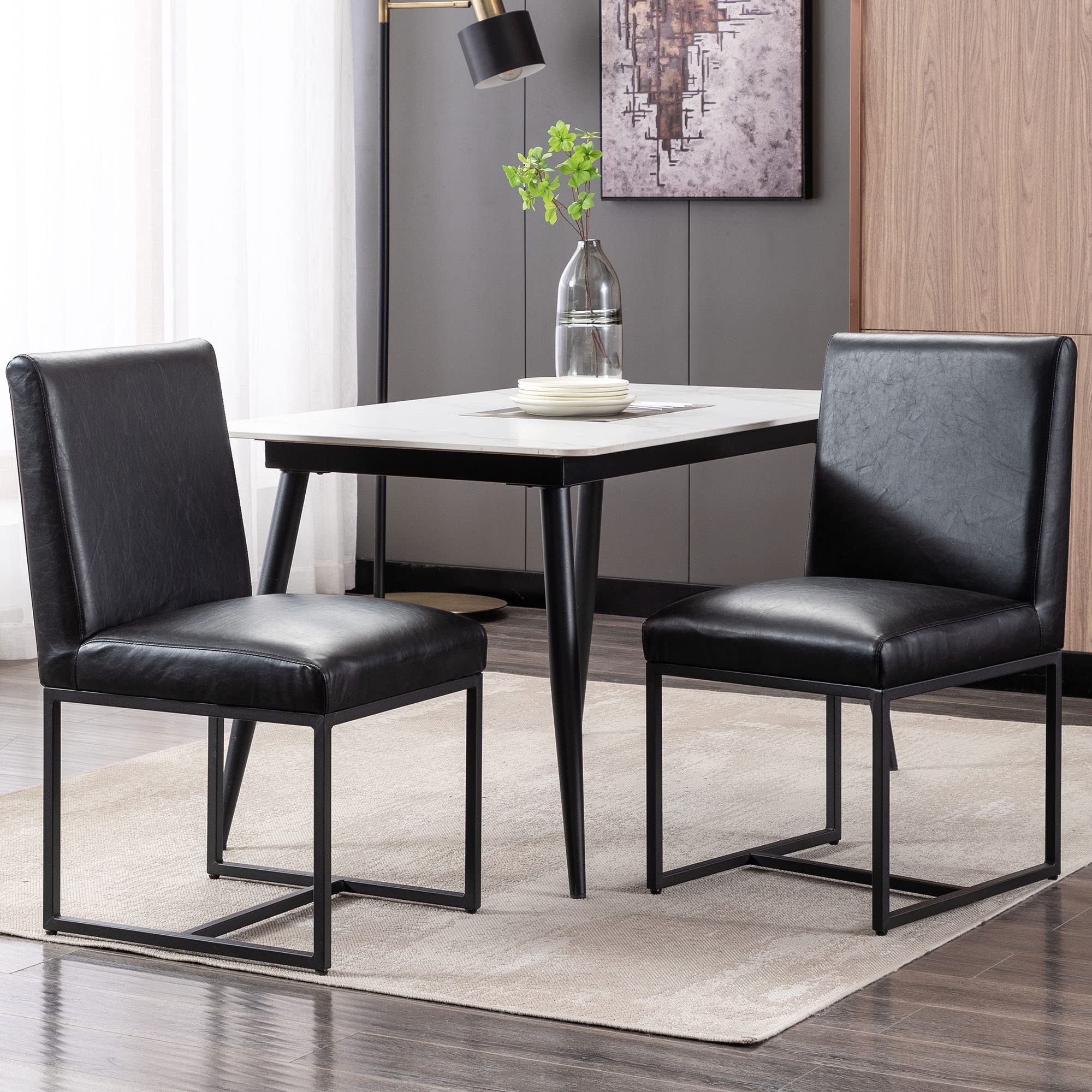 Modern Upholstered Dining Chairs Set of 2 - 1488DC