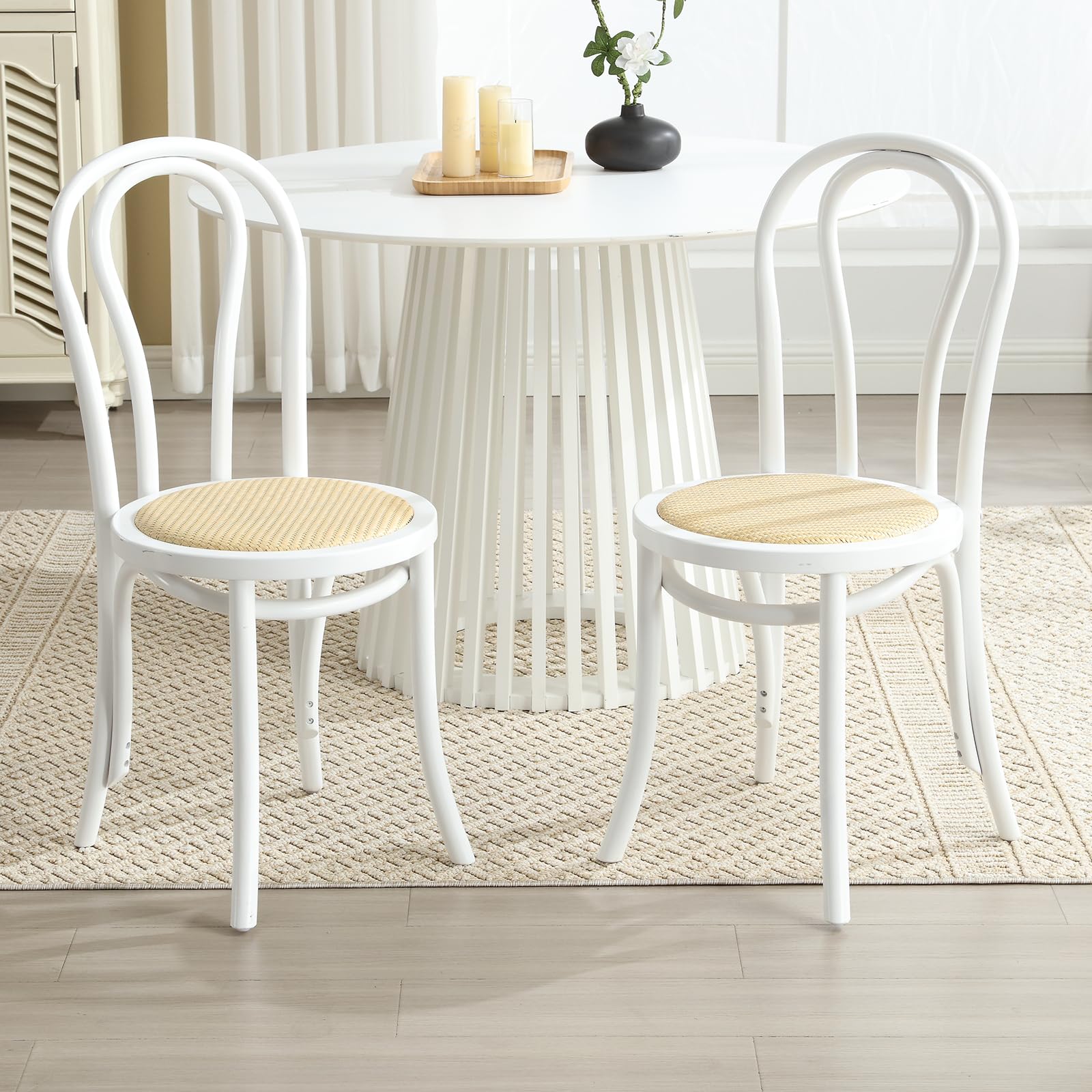 Kmax French Country Bentwood Dining Chairs Set of 2 - X019DC
