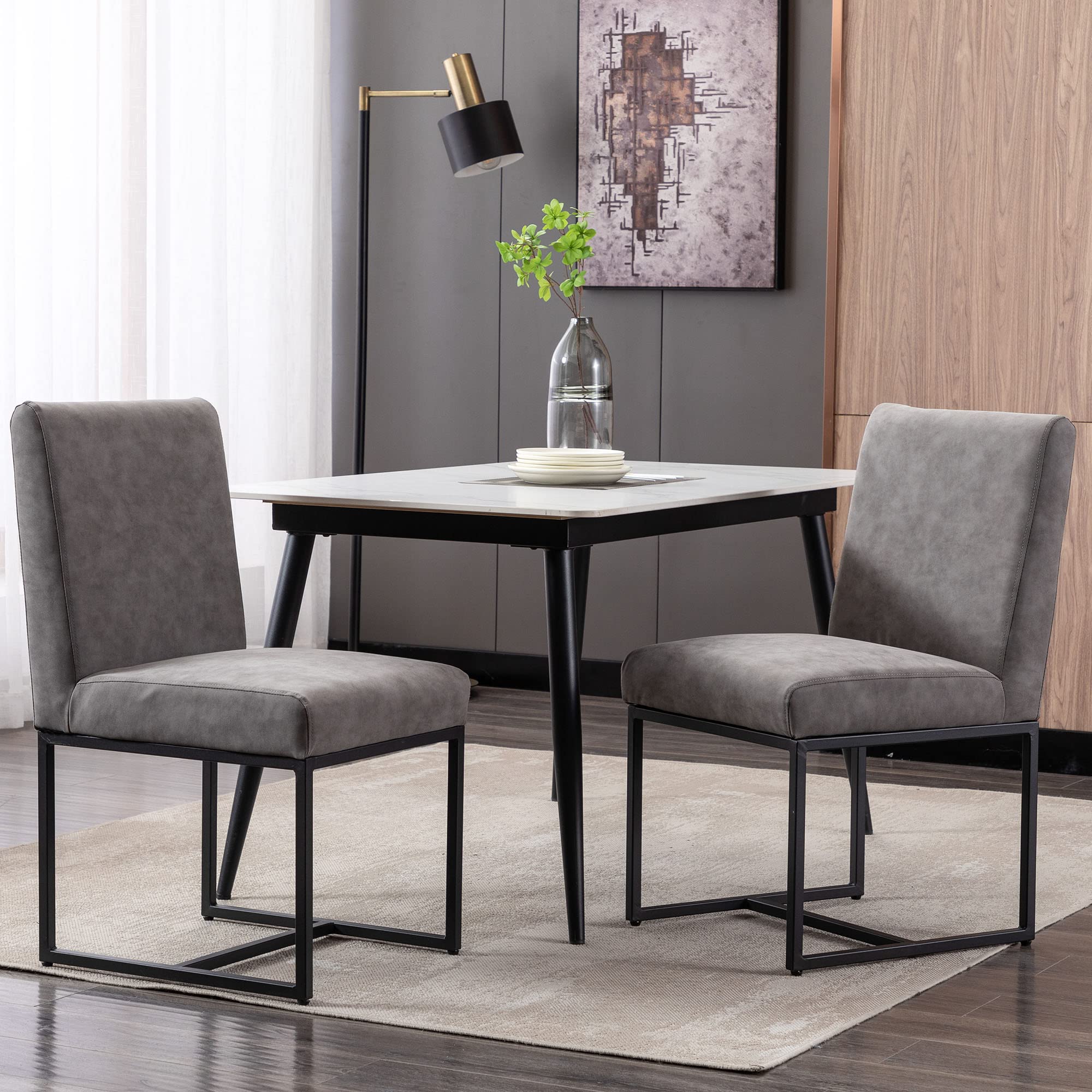 Modern Upholstered Dining Chairs Set of 2 - 1488DC